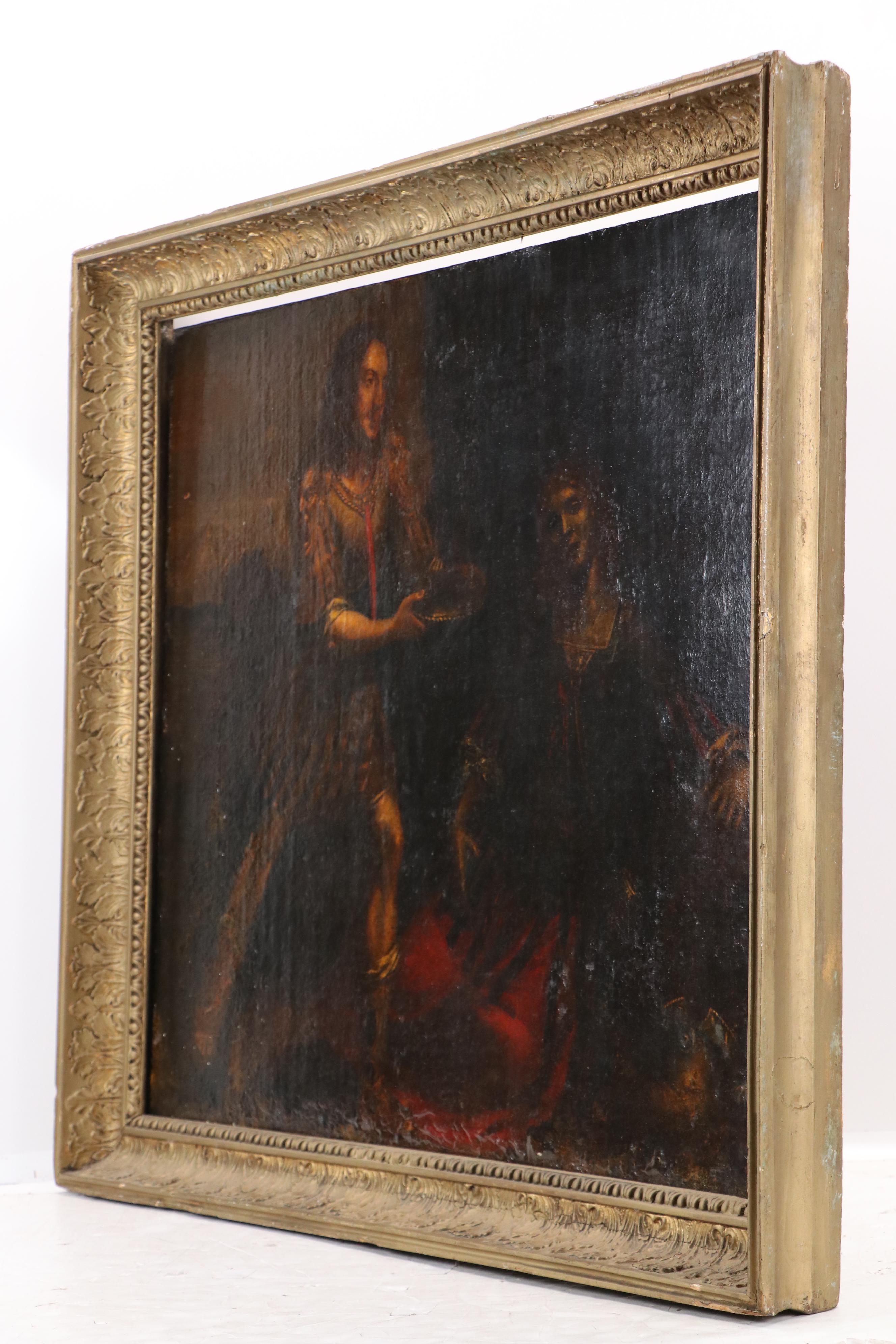 Classical Style Oil Painting of Venus and Mars, Late 18th–Early 19th Century