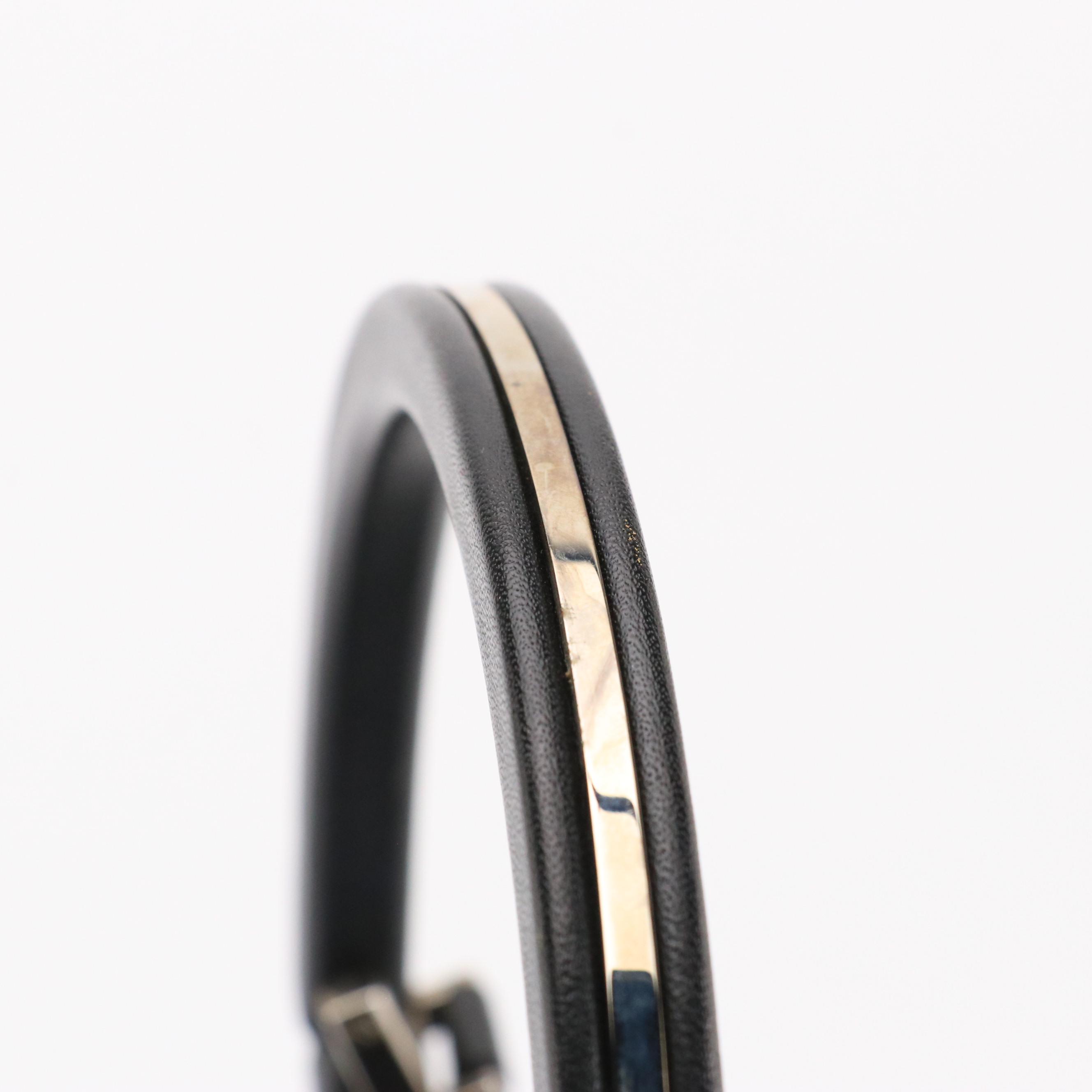 Gucci Mini Flap Handbag in Black Calfskin Leather