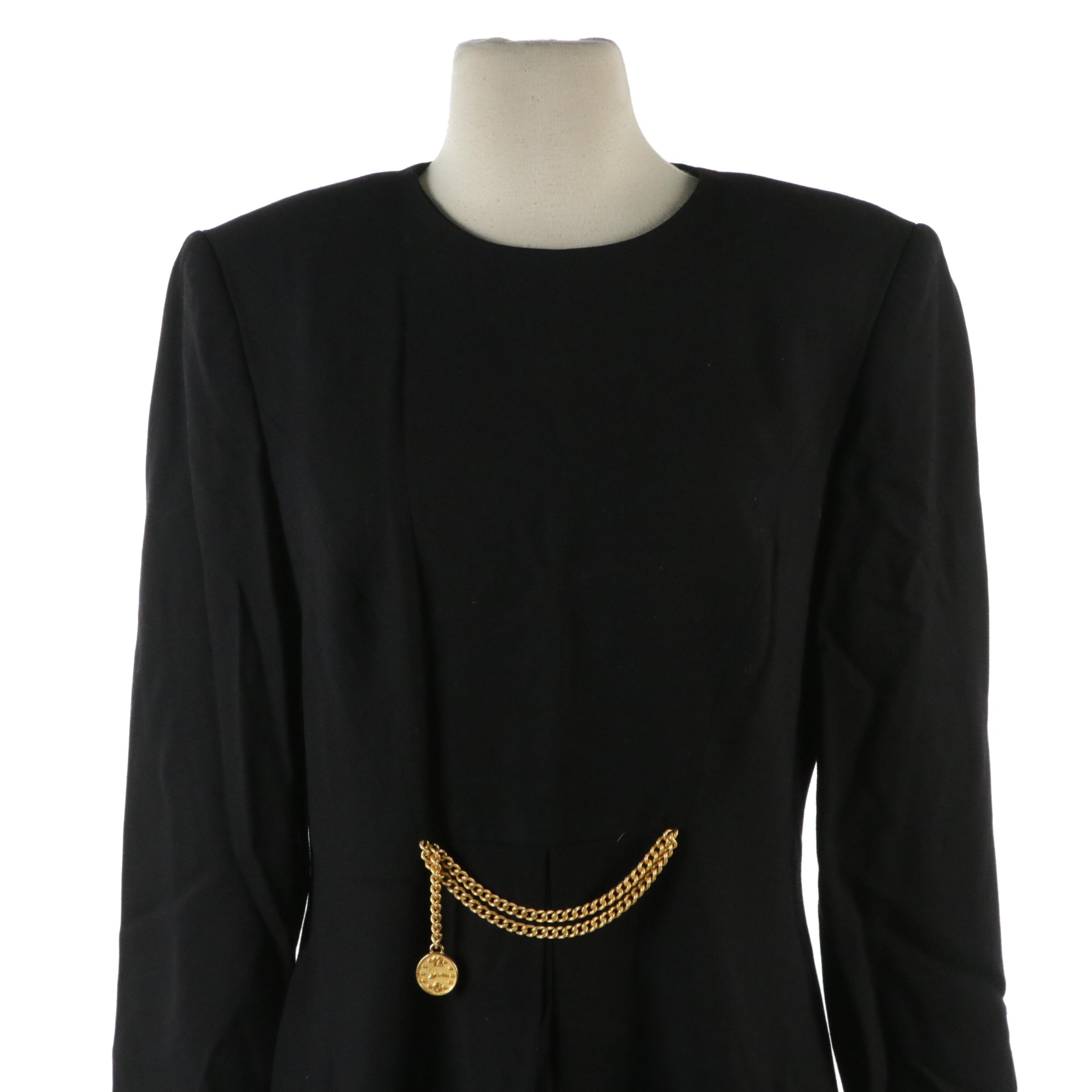 Velvet Ruched Waist Midi Dress and Kelly Graham Long Sleeve Cocktail Dress