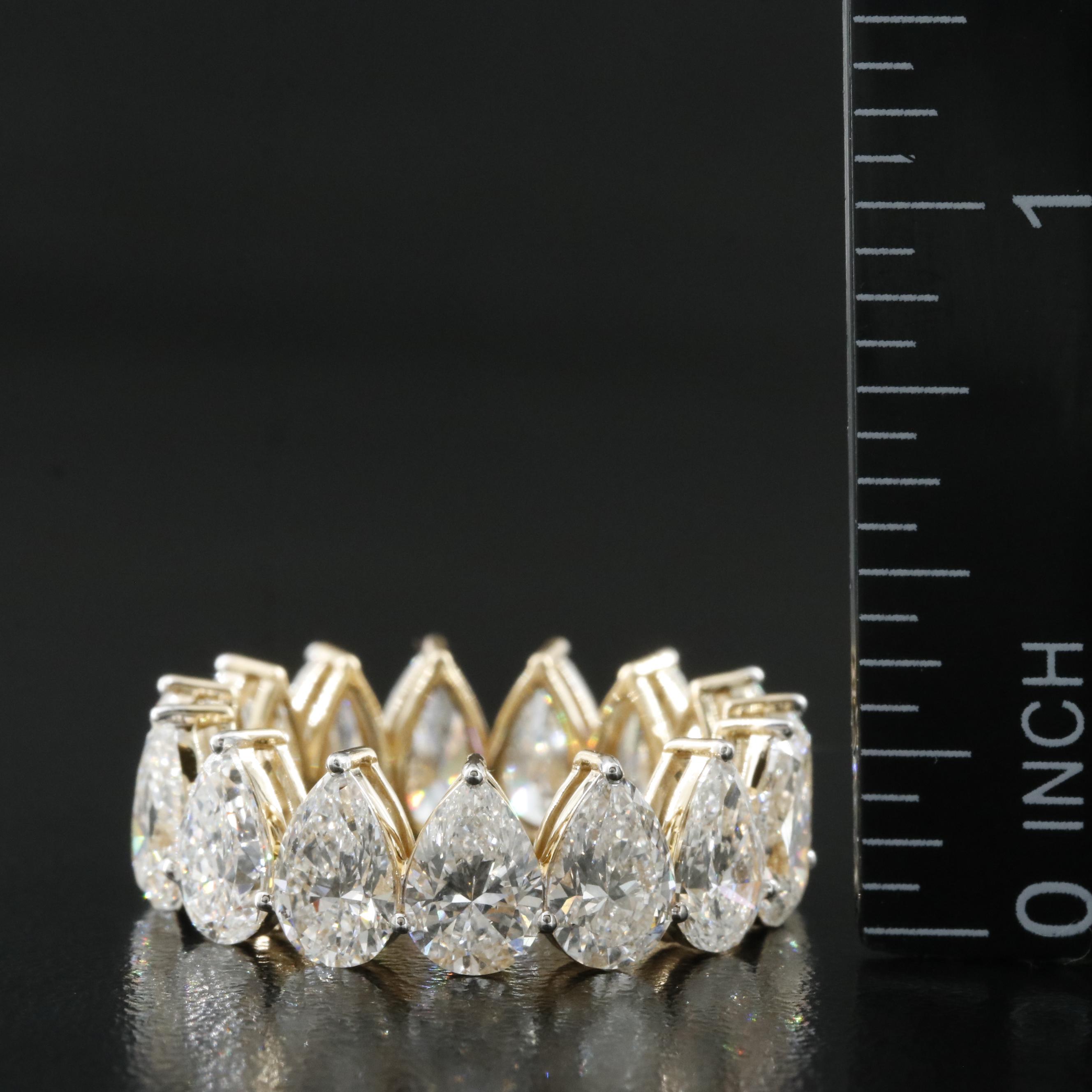 14K 8.19 CTW Lab Grown Diamond Eternity Band
