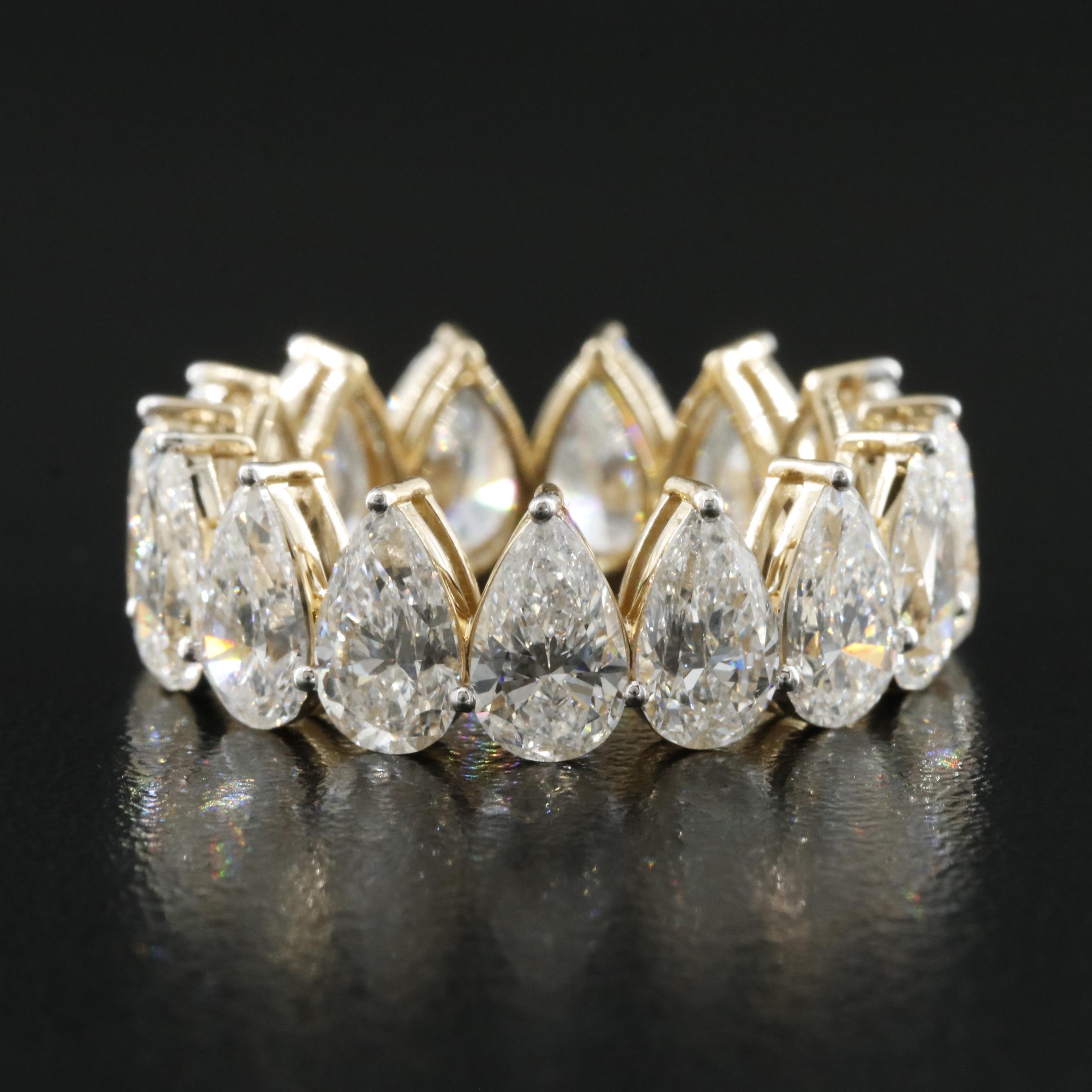 14K 8.19 CTW Lab Grown Diamond Eternity Band