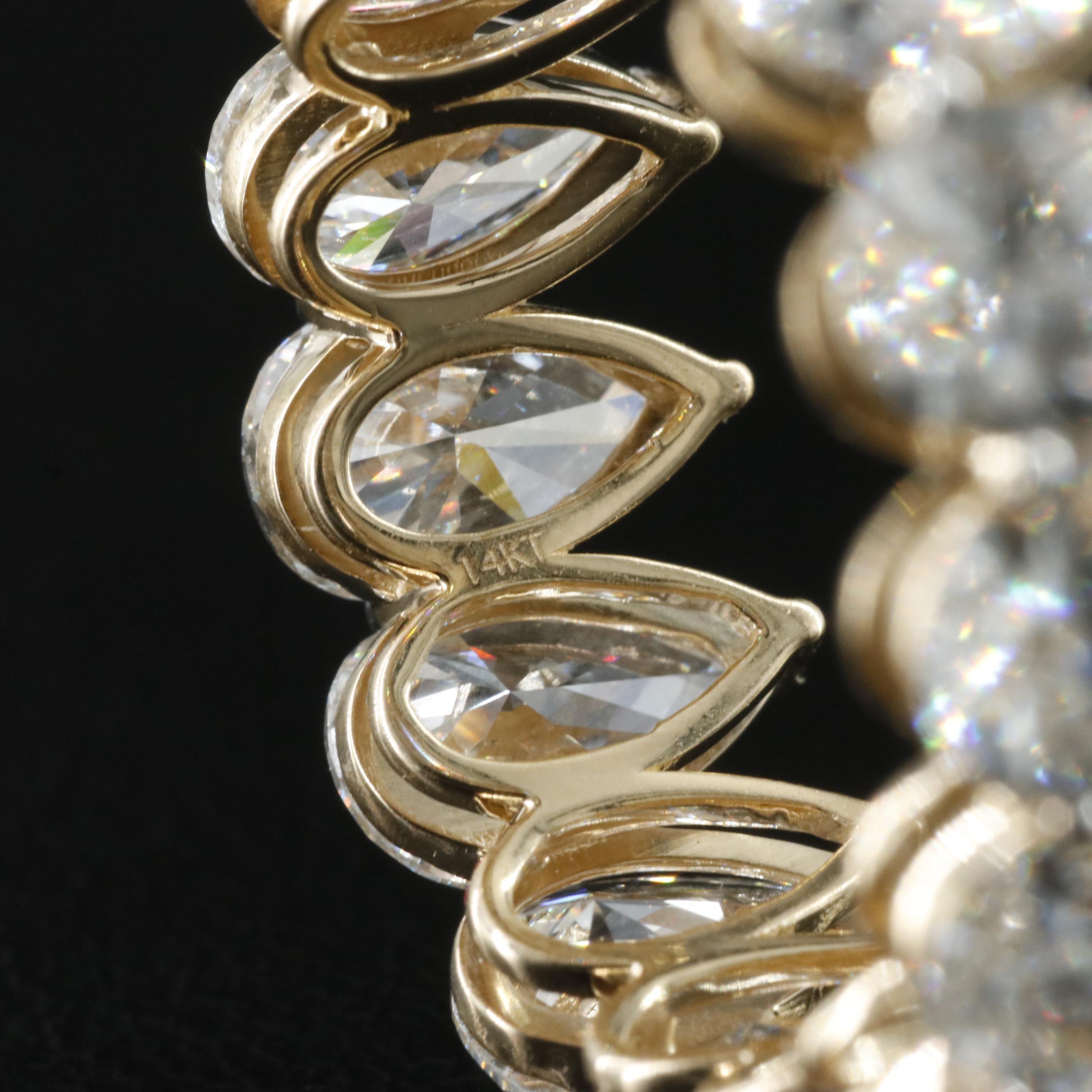 14K 8.19 CTW Lab Grown Diamond Eternity Band