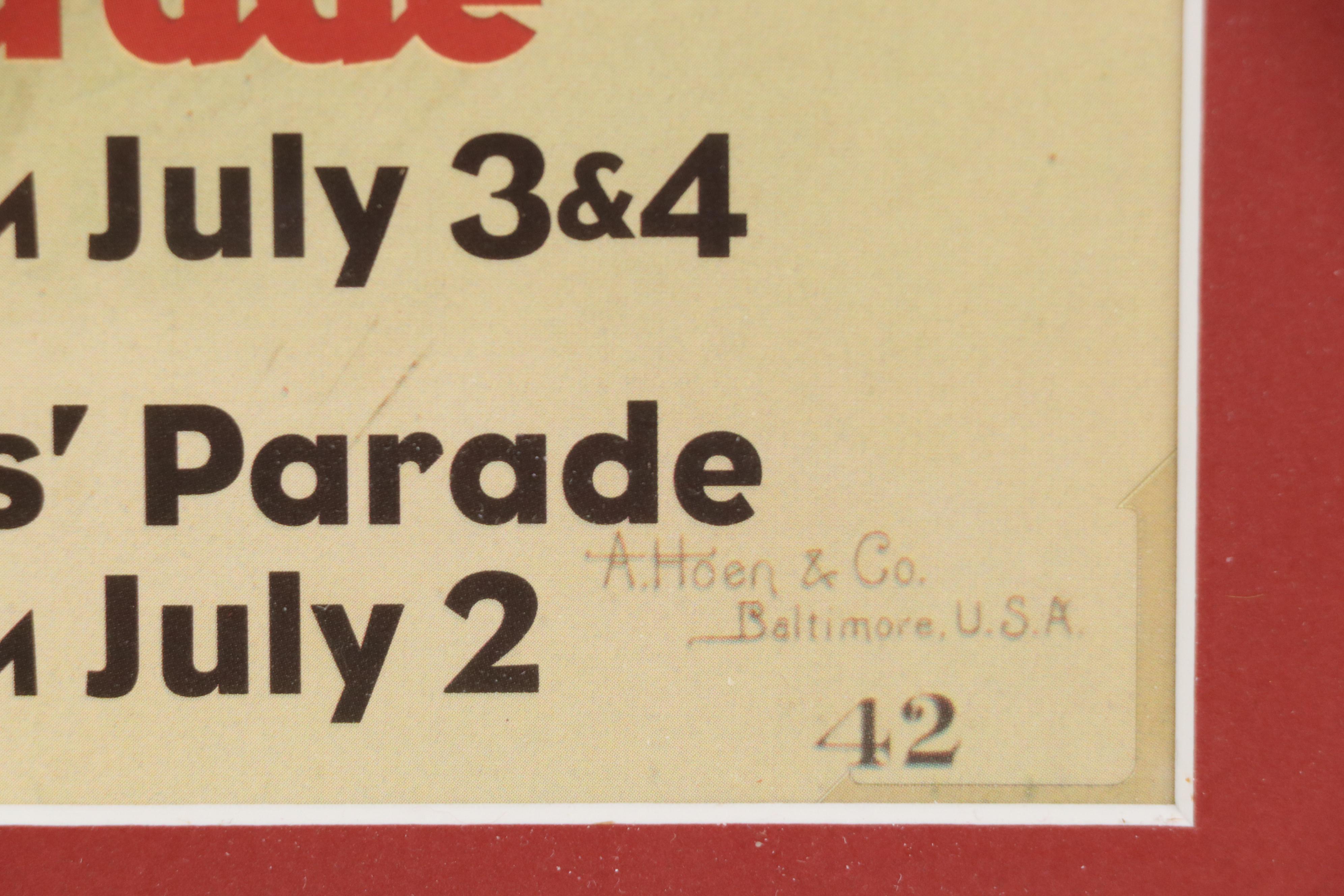 After Scott Larsen Offset Lithograph Poster for Buffalo Bill Stampede Rodeo