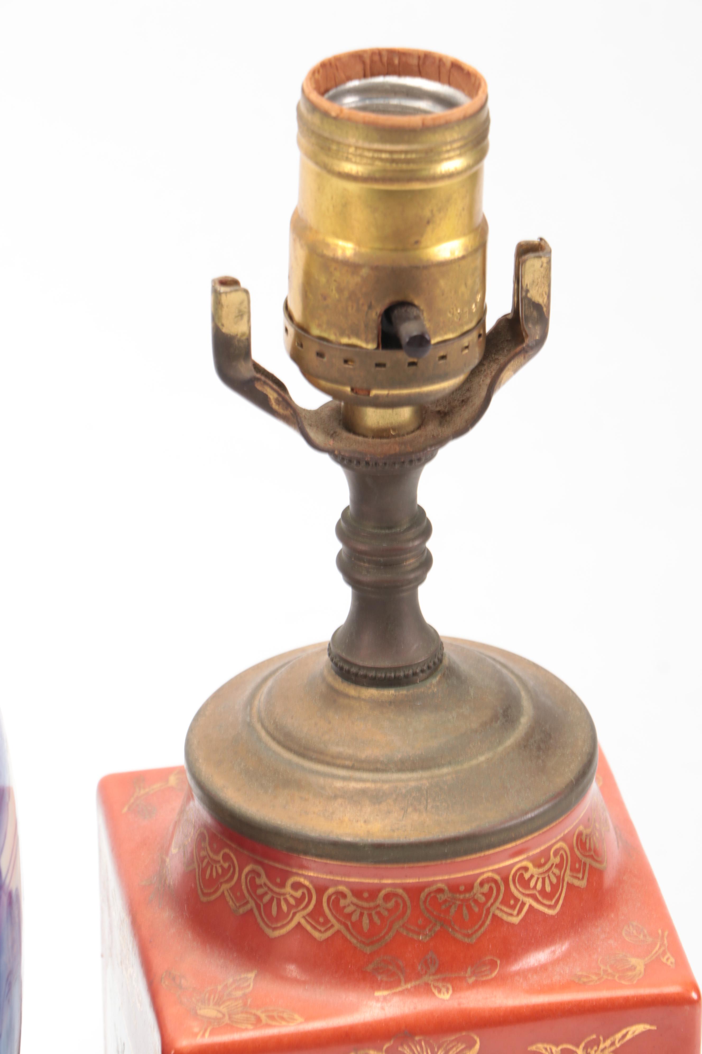 Chinese Porcelain Vase Table Lamps