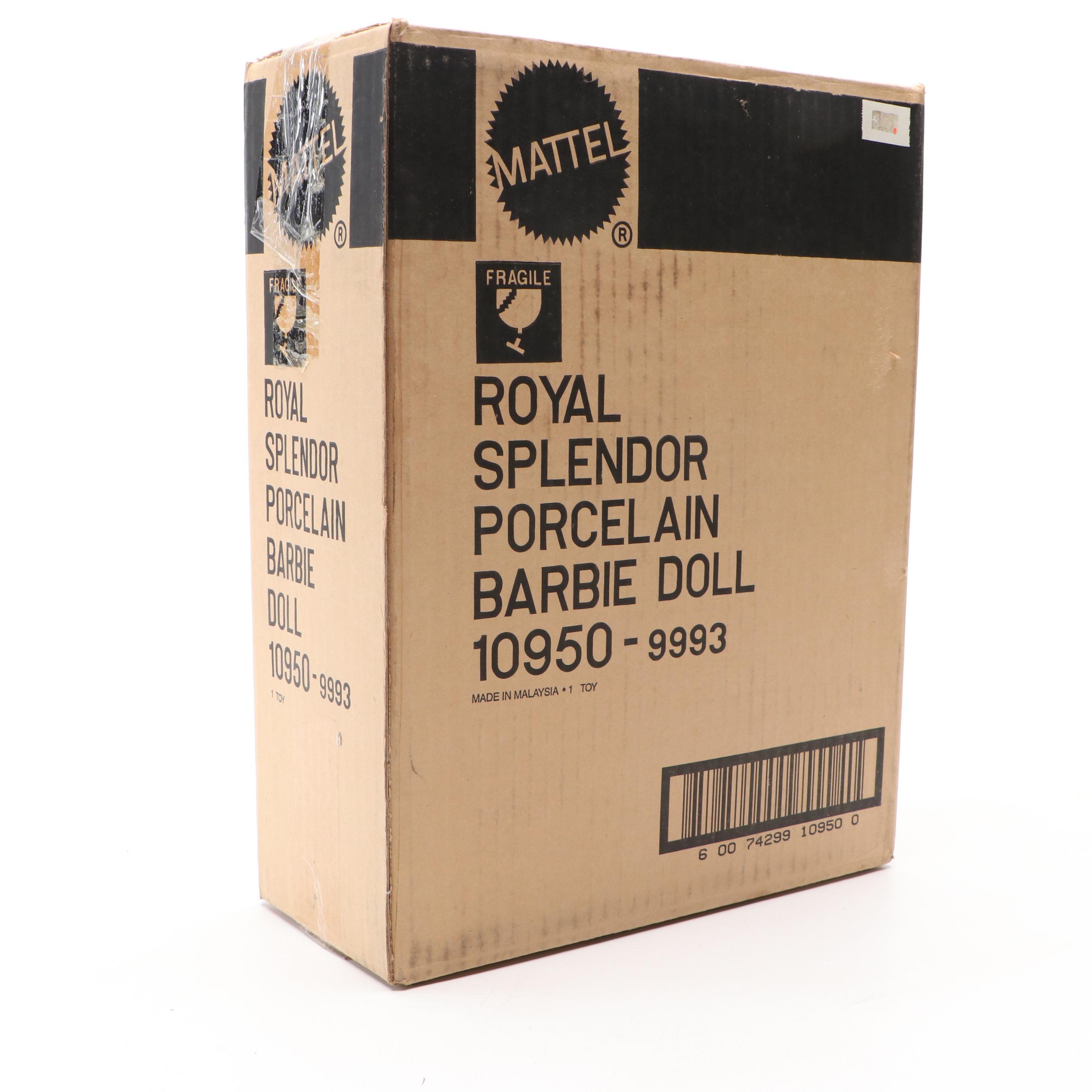 Mattel "Royal Splendor" Porcelain Barbie Doll