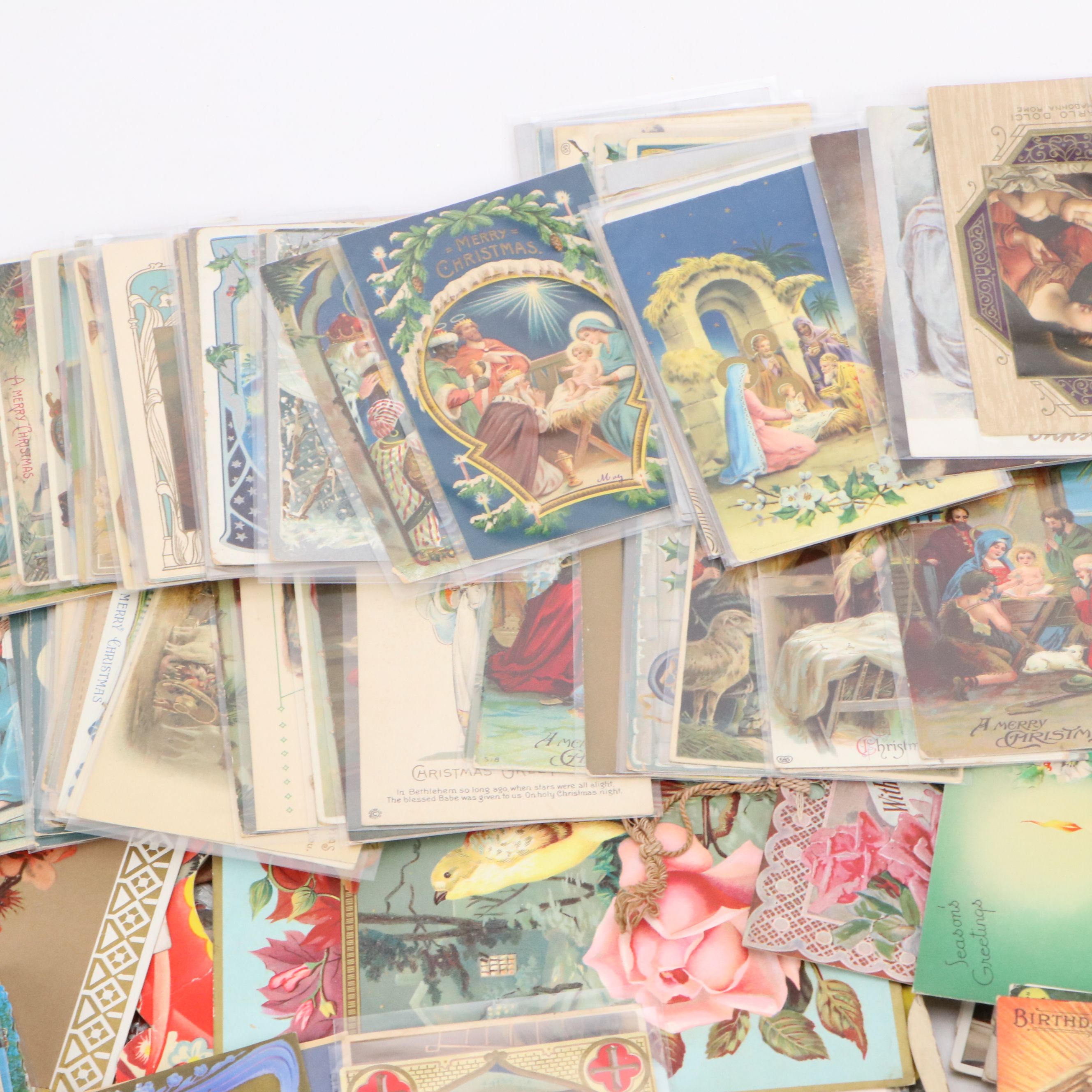 Valentine's Day, Christmas with Other Greeting Cards and Postcards