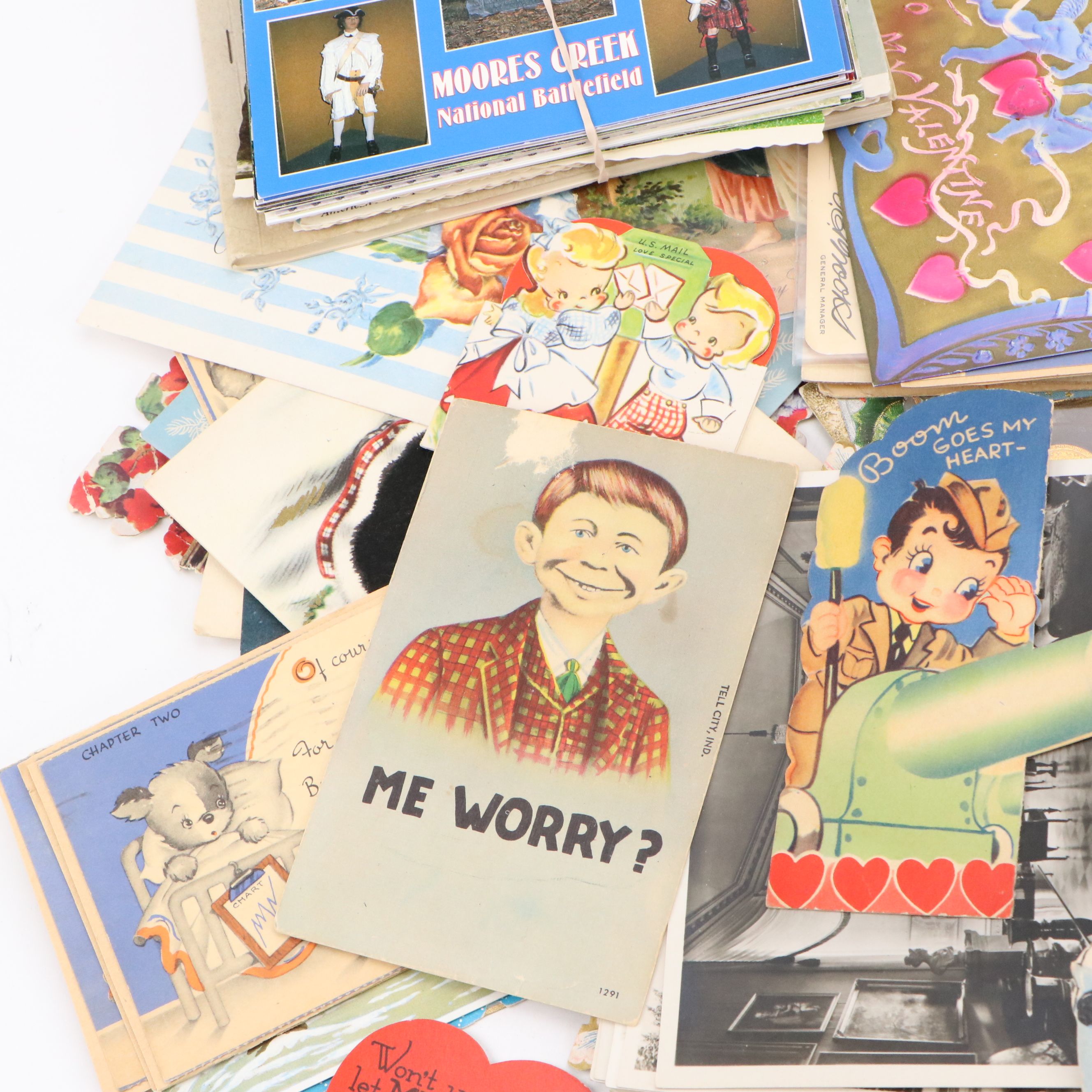 Valentine's Day, Christmas with Other Greeting Cards and Postcards