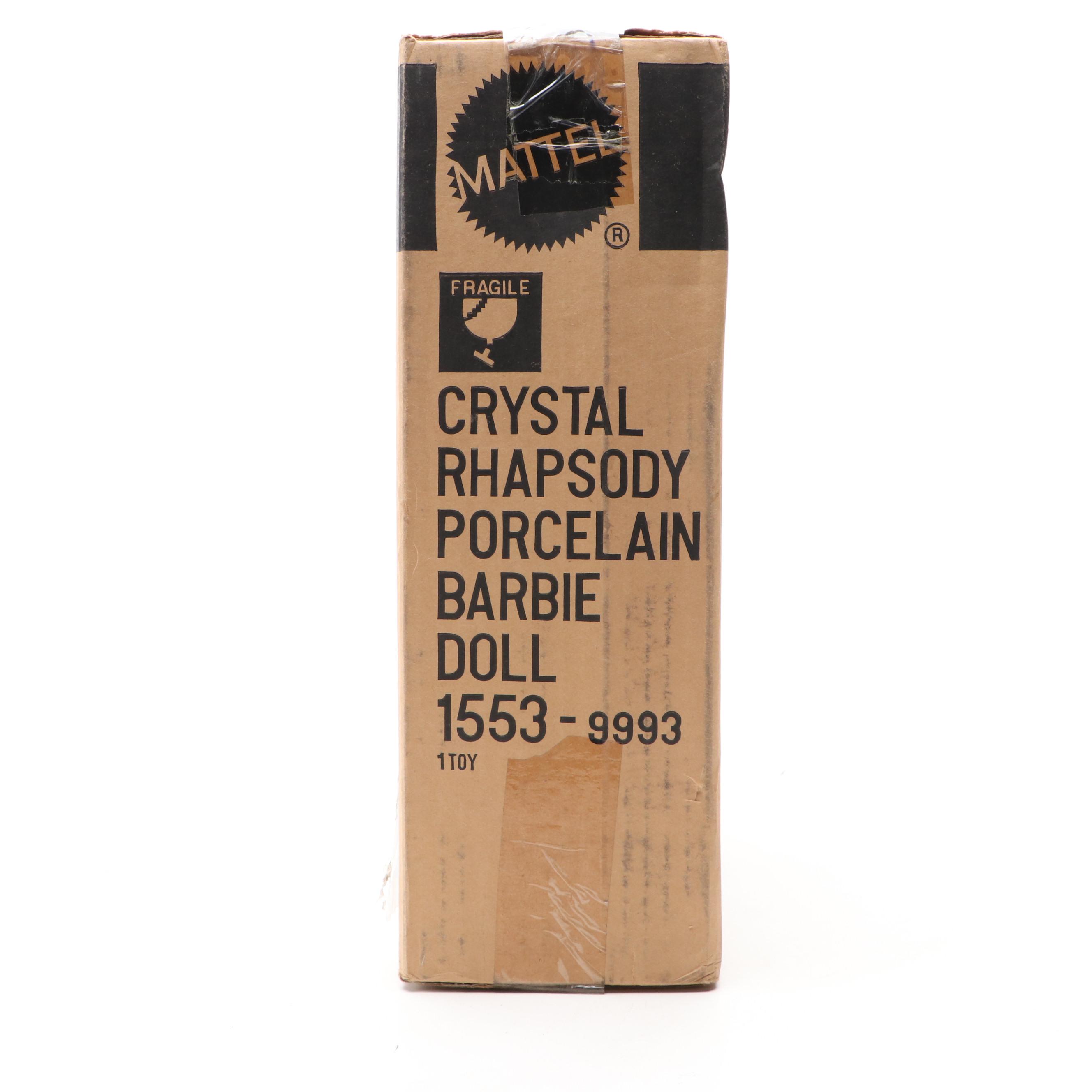 Mattel "Crystal Rhapsody" Porcelain Barbie Doll