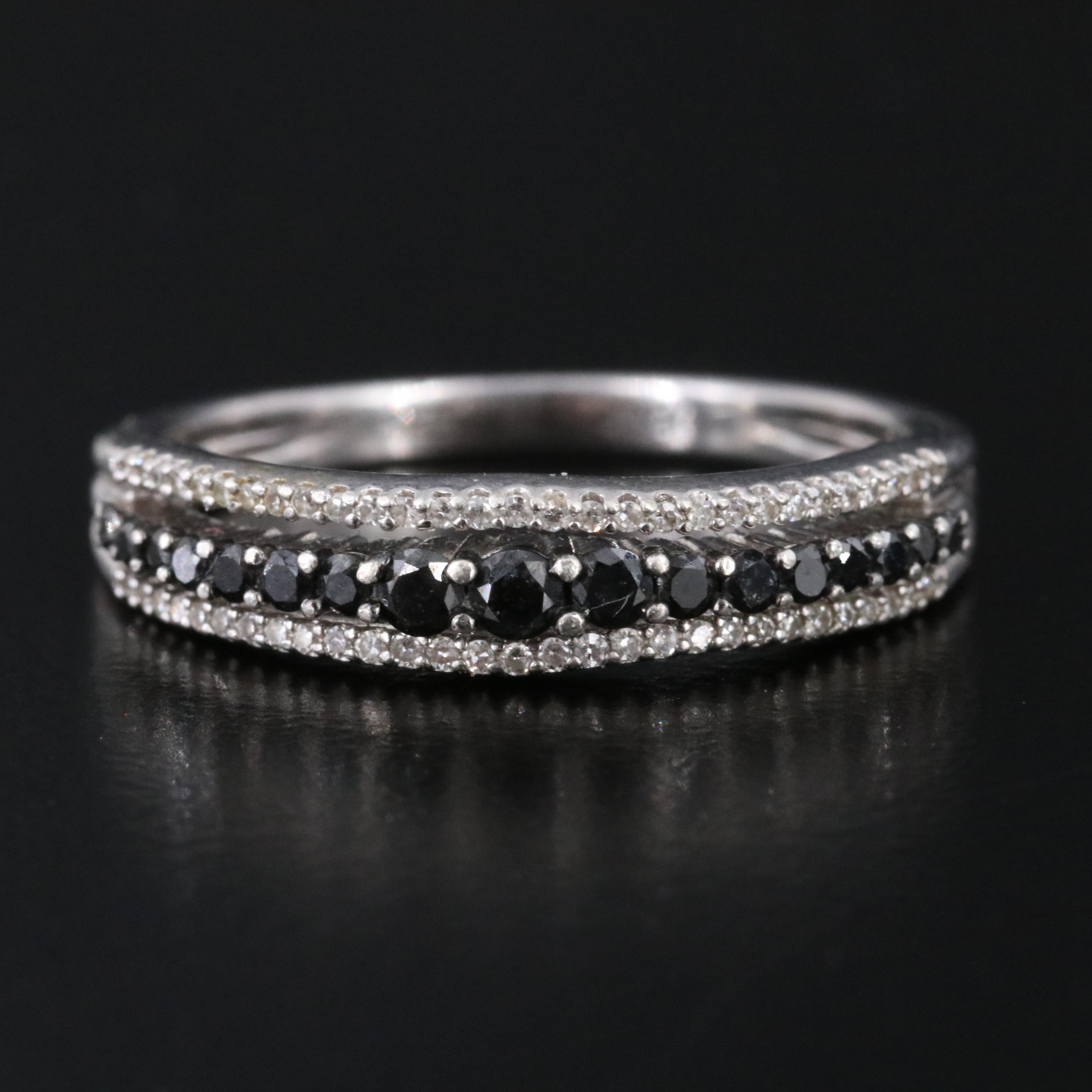 Sterling Diamond Ring