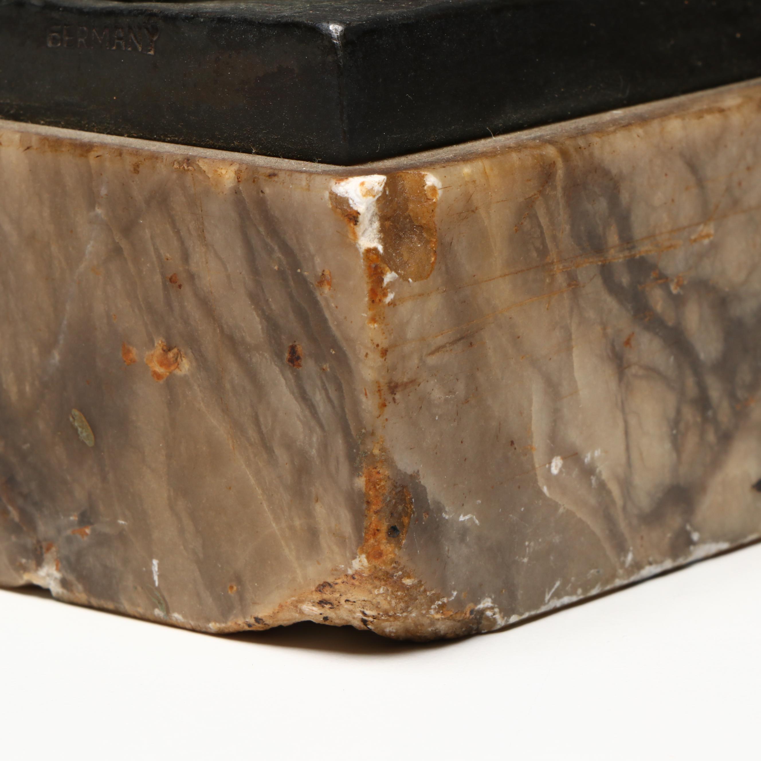 Antique Bronze German Jockey on Horseback After Wilhelm Zwick