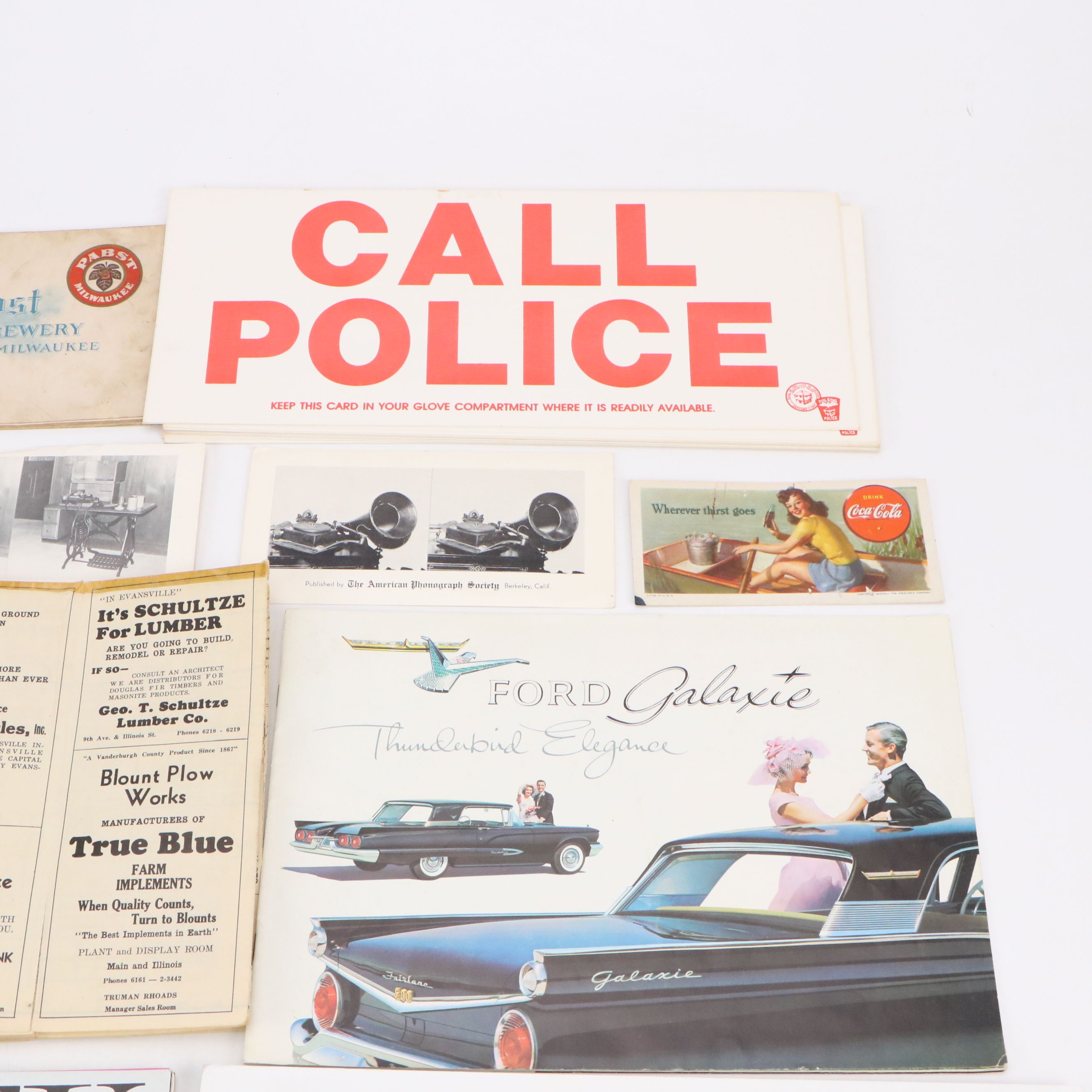 "Call Police" Toledo Police Posters, ATF Sign with Magazine and More Ephemera
