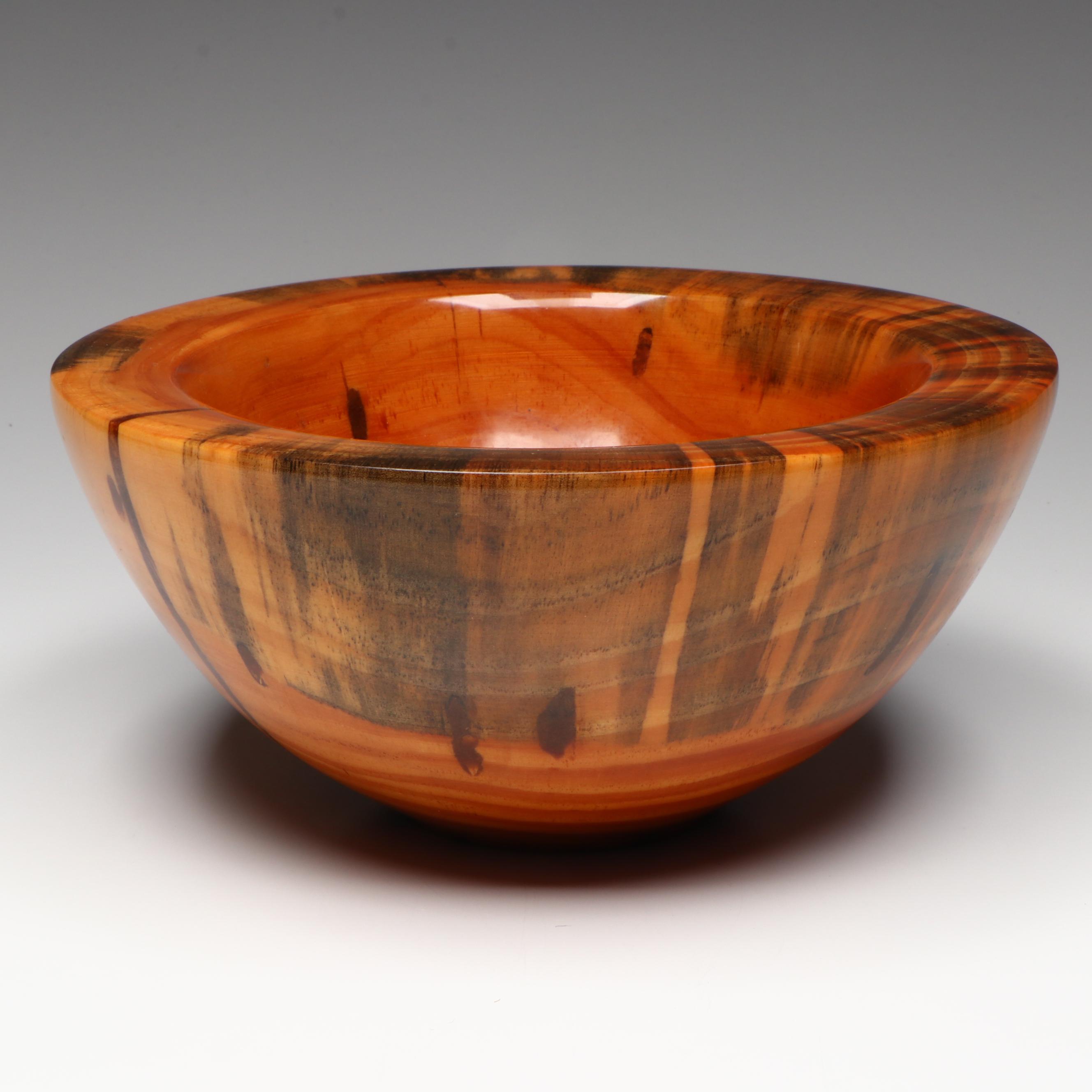 Vintage Philip Moulthrop Turned White Pine Bowl
