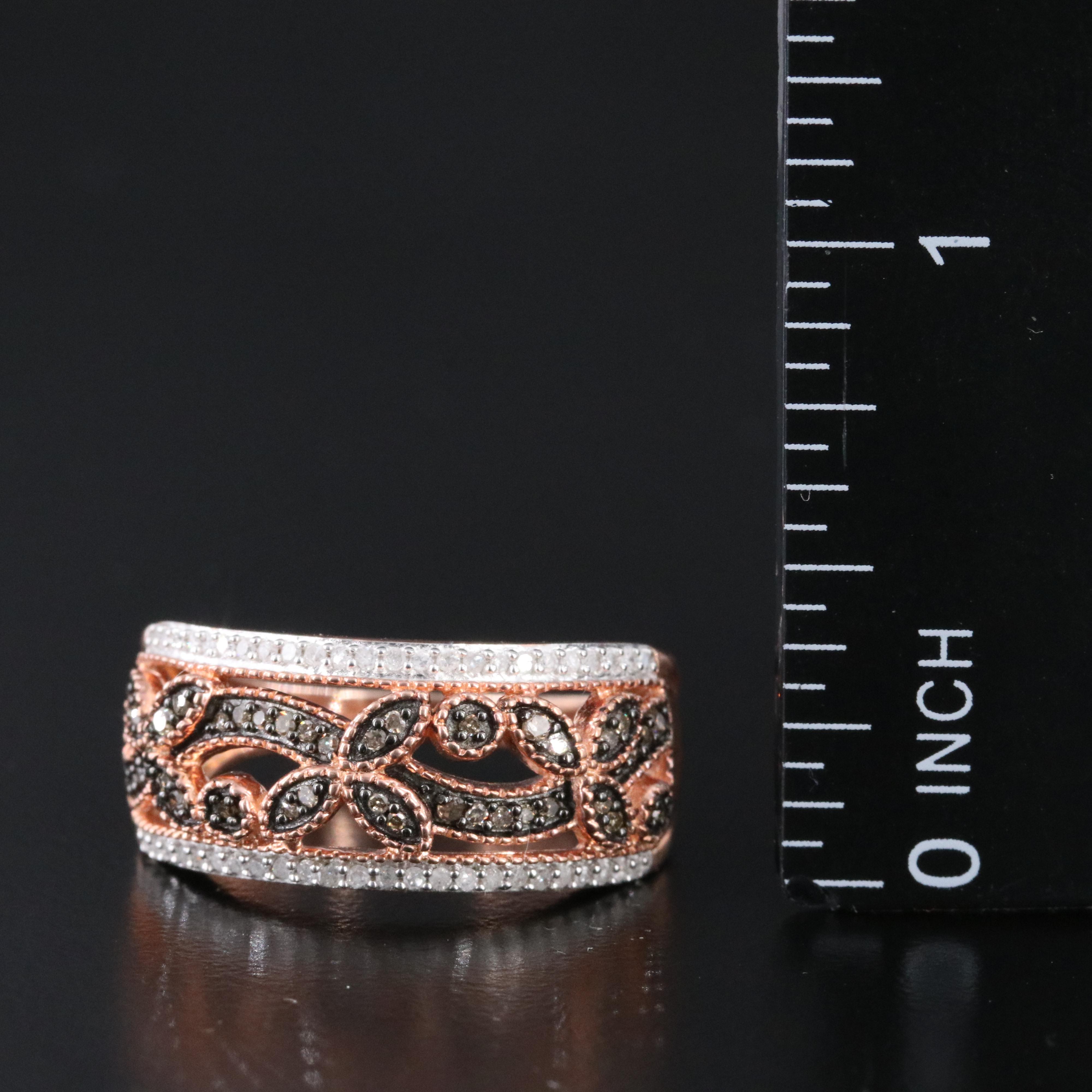 Sterling Diamond Ring