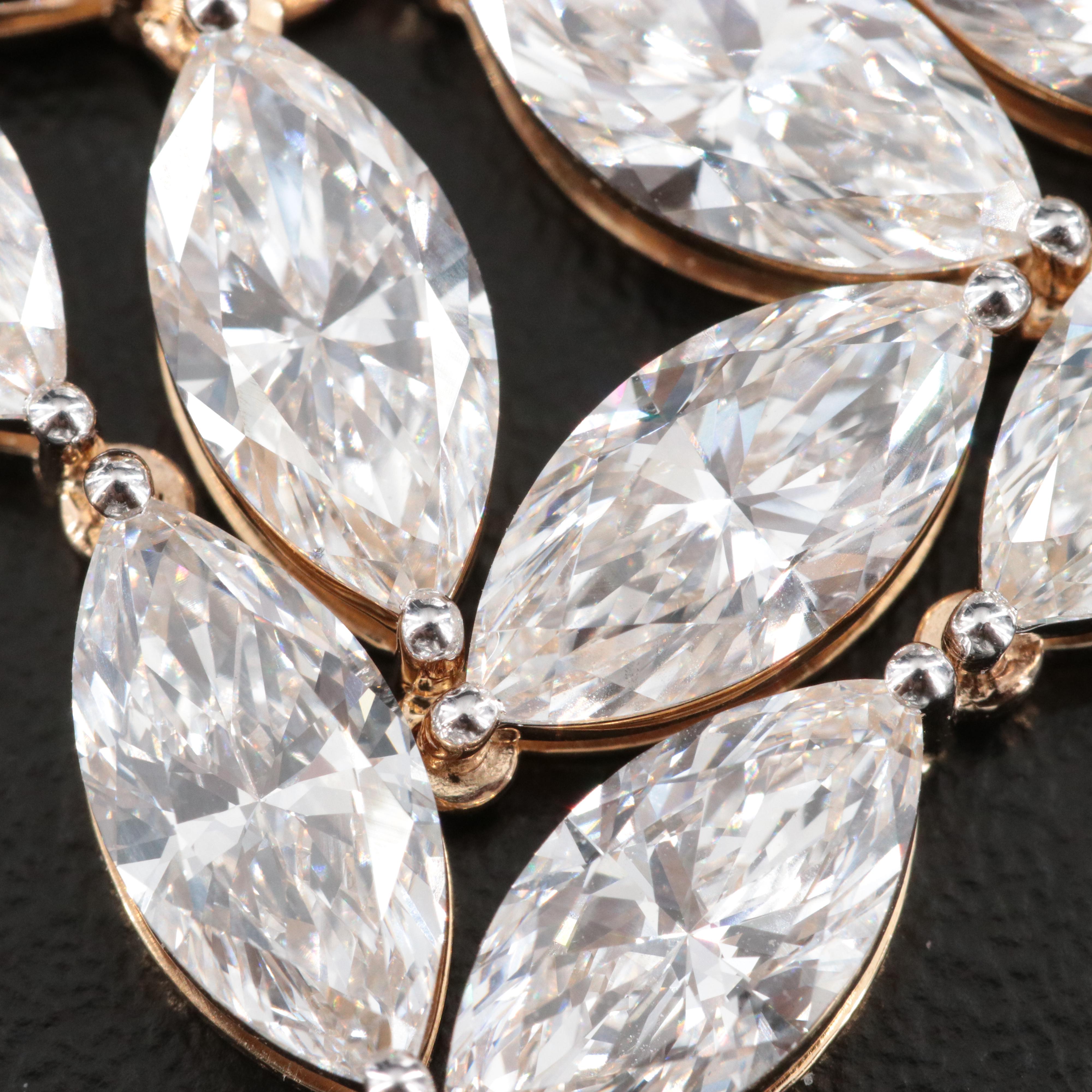 14K 11.38 CTW Lab Grown Diamond Line Bracelet