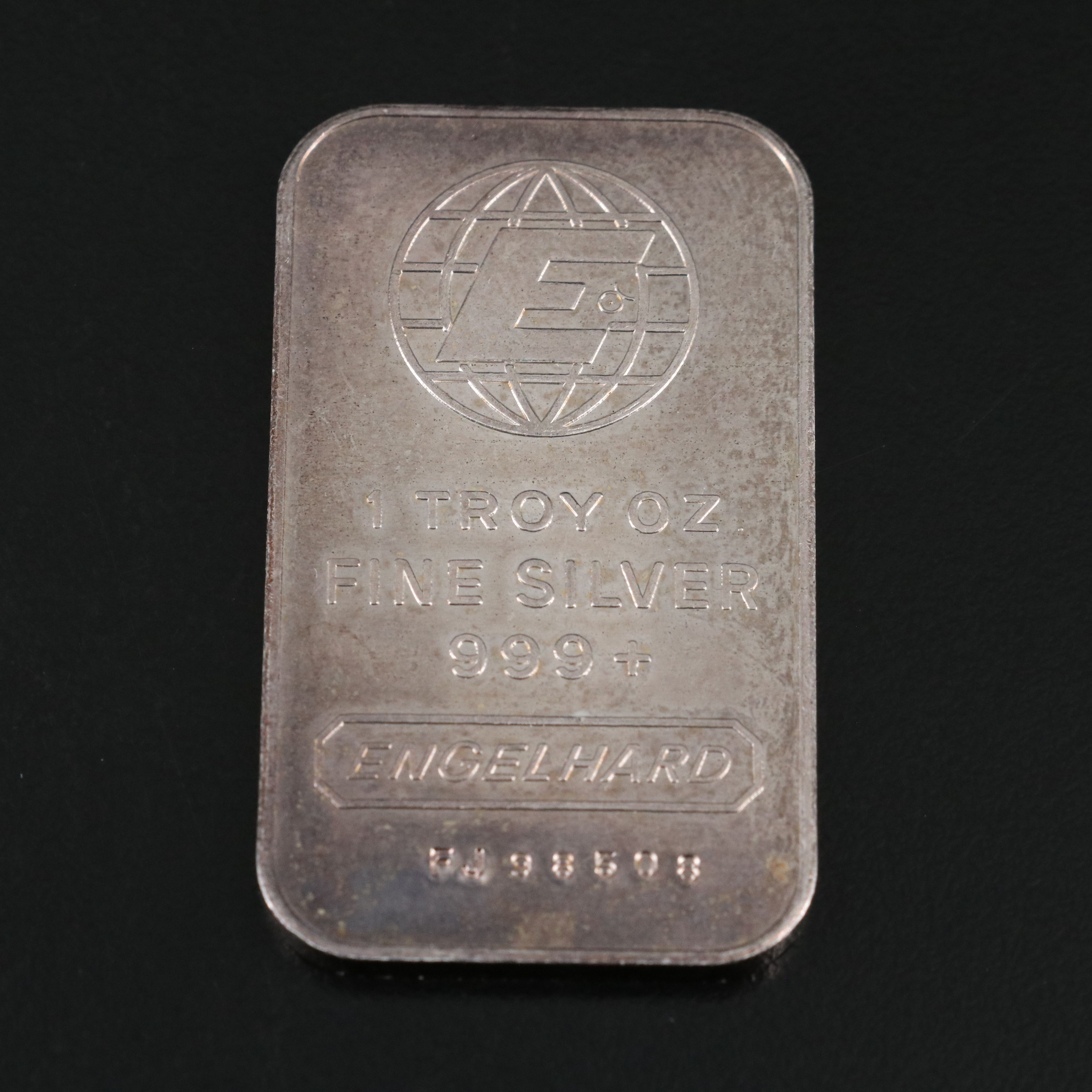 One-Troy Ounce Fine Silver Ingot by Engelhard