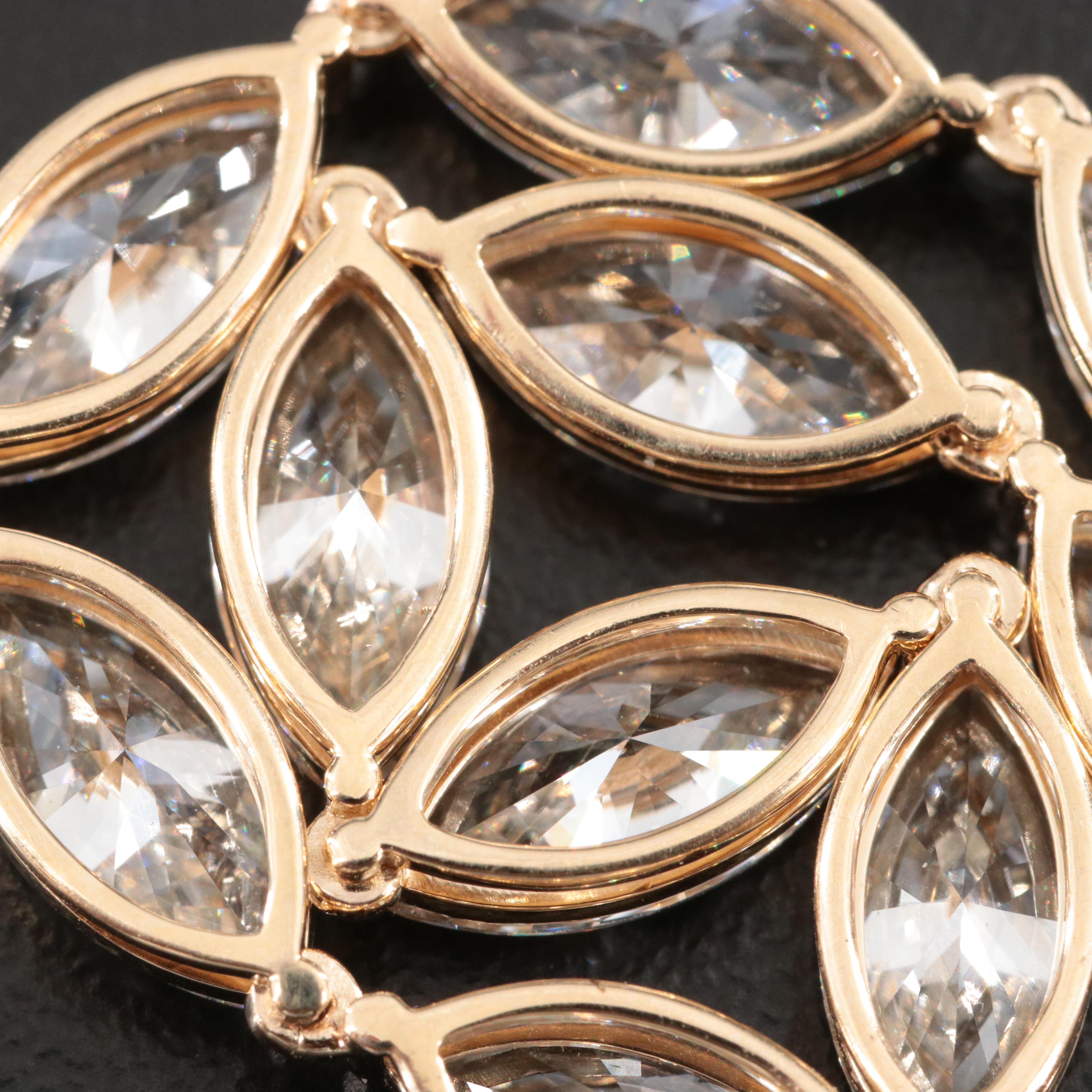 14K 11.38 CTW Lab Grown Diamond Line Bracelet