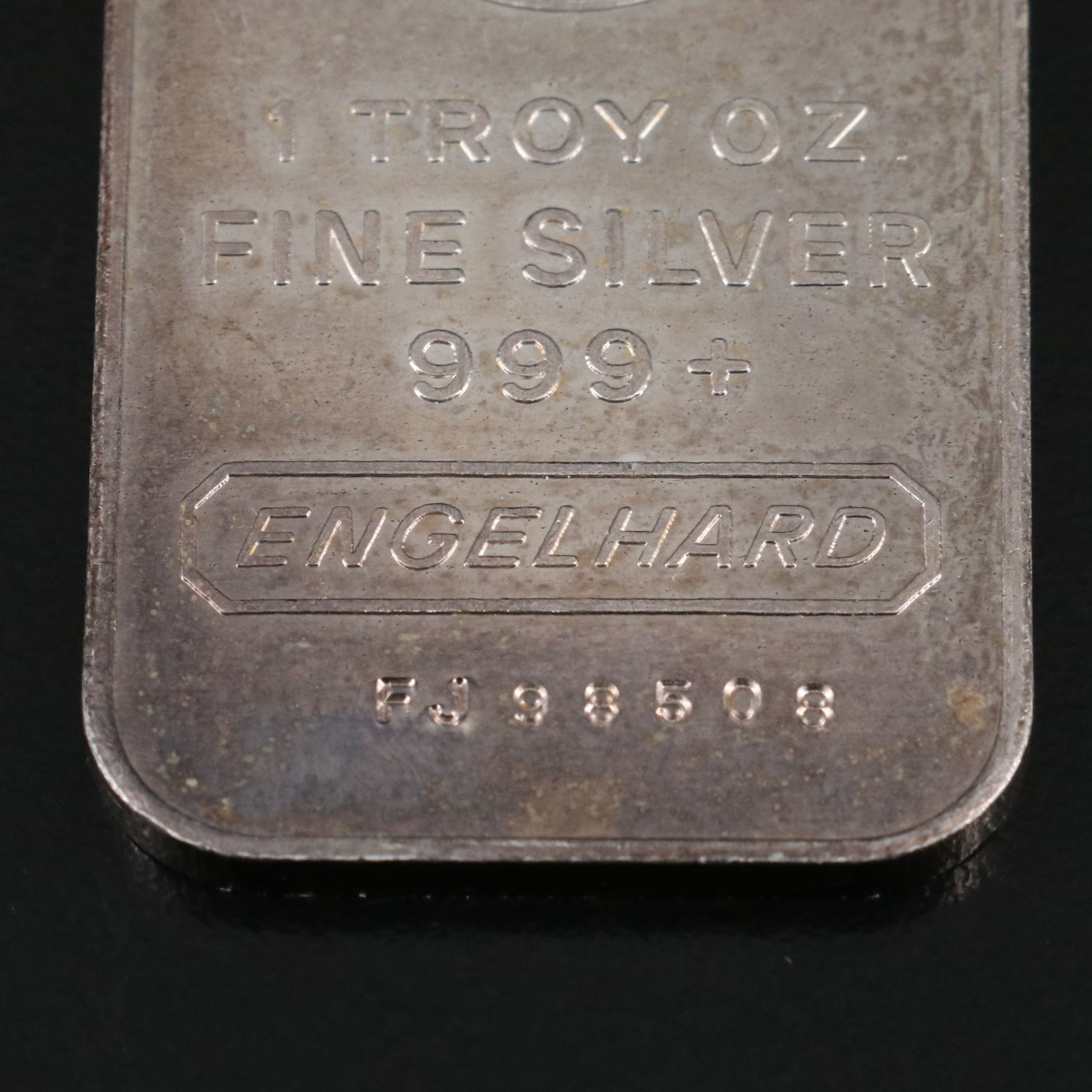 One-Troy Ounce Fine Silver Ingot by Engelhard