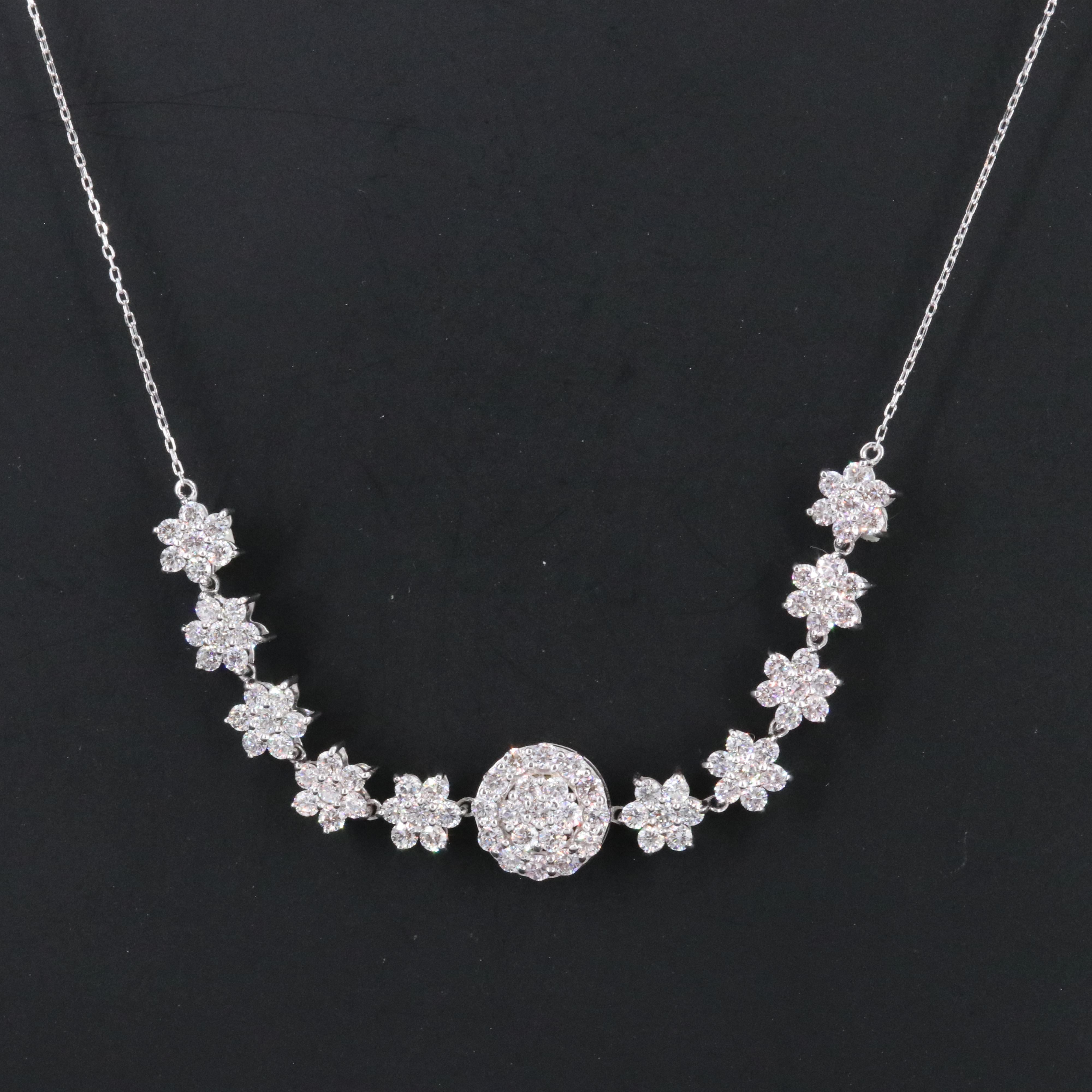 14K 2.27 CTW Lab Grown Diamond Necklace with IGI Jewelry Report