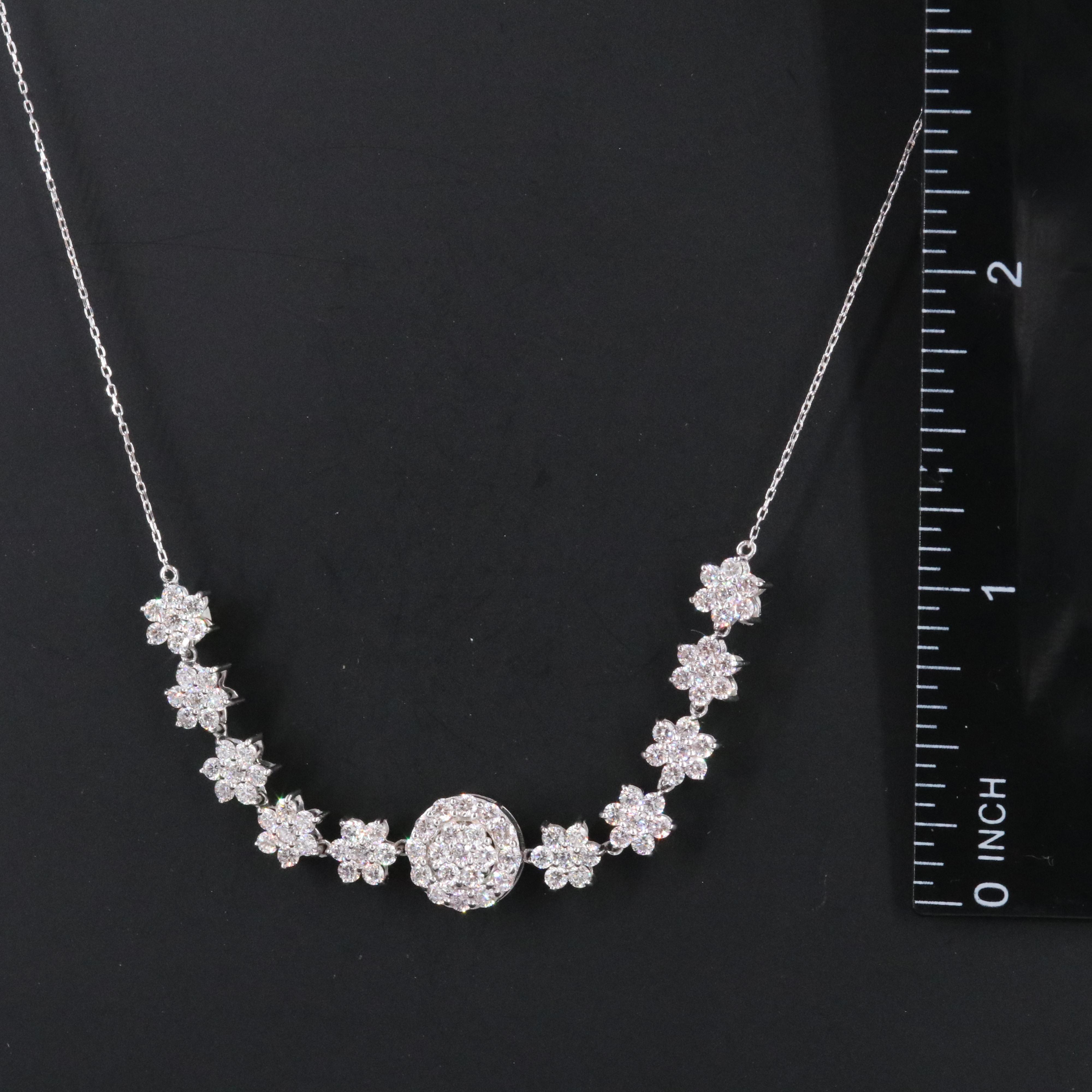 14K 2.27 CTW Lab Grown Diamond Necklace with IGI Jewelry Report