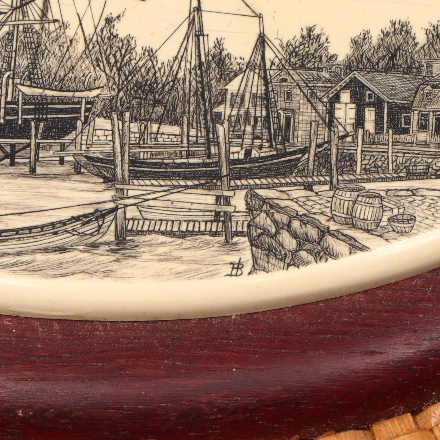 Lawrence Wheeler Nantucket Lightship Basket, 1997