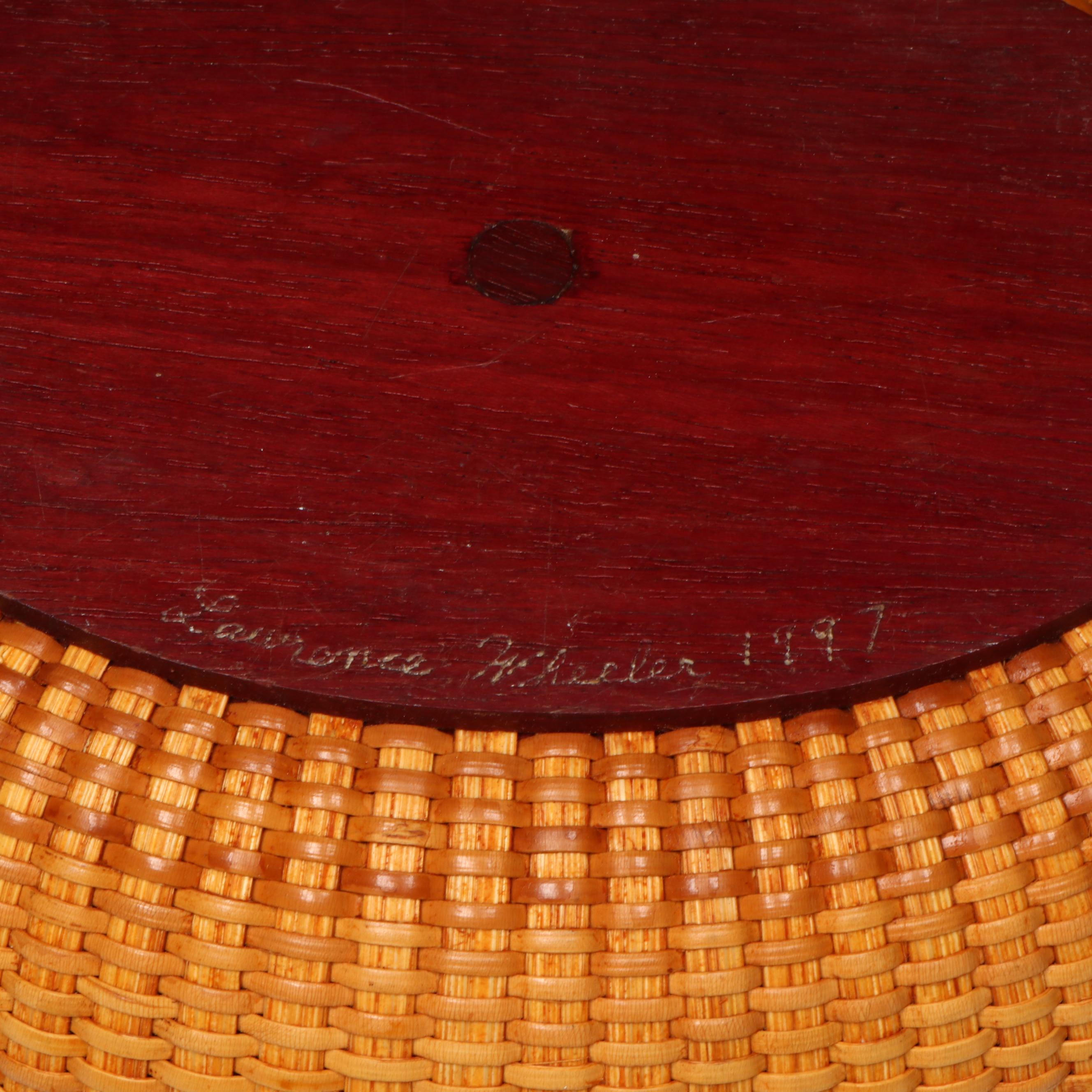 Lawrence Wheeler Nantucket Lightship Basket, 1997