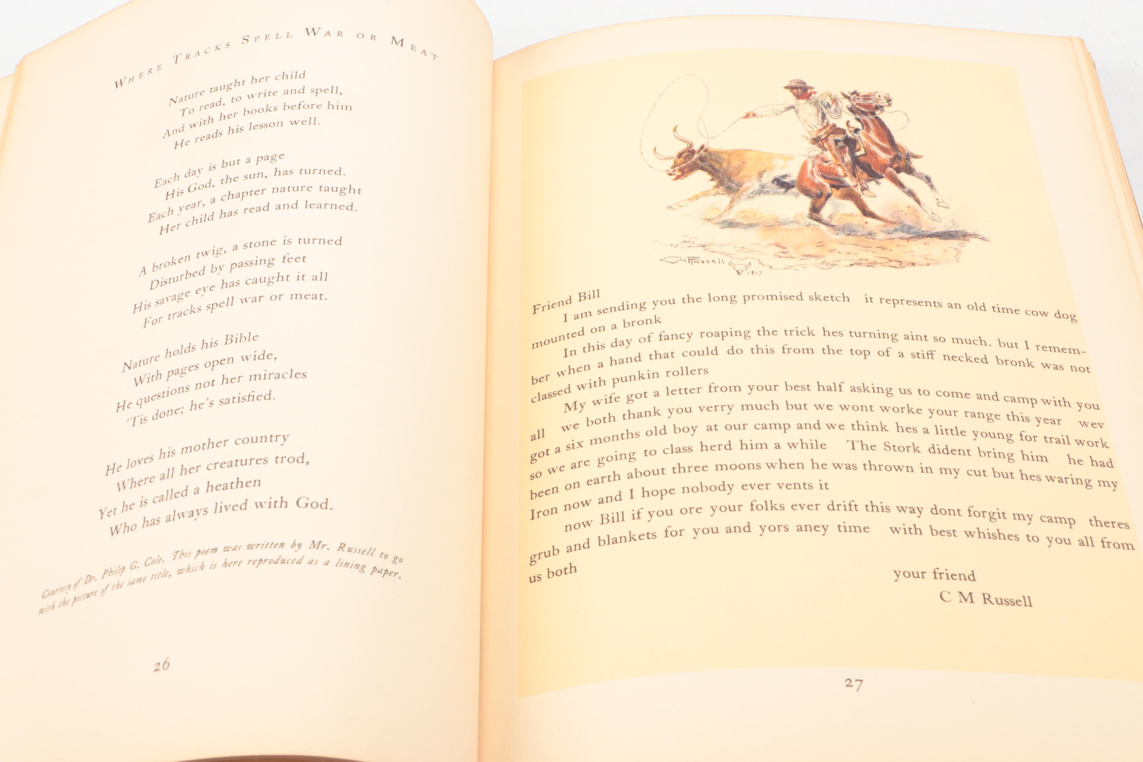 Illustrated "Good Medicine: Memories of the Real West" by Charles M. Russell