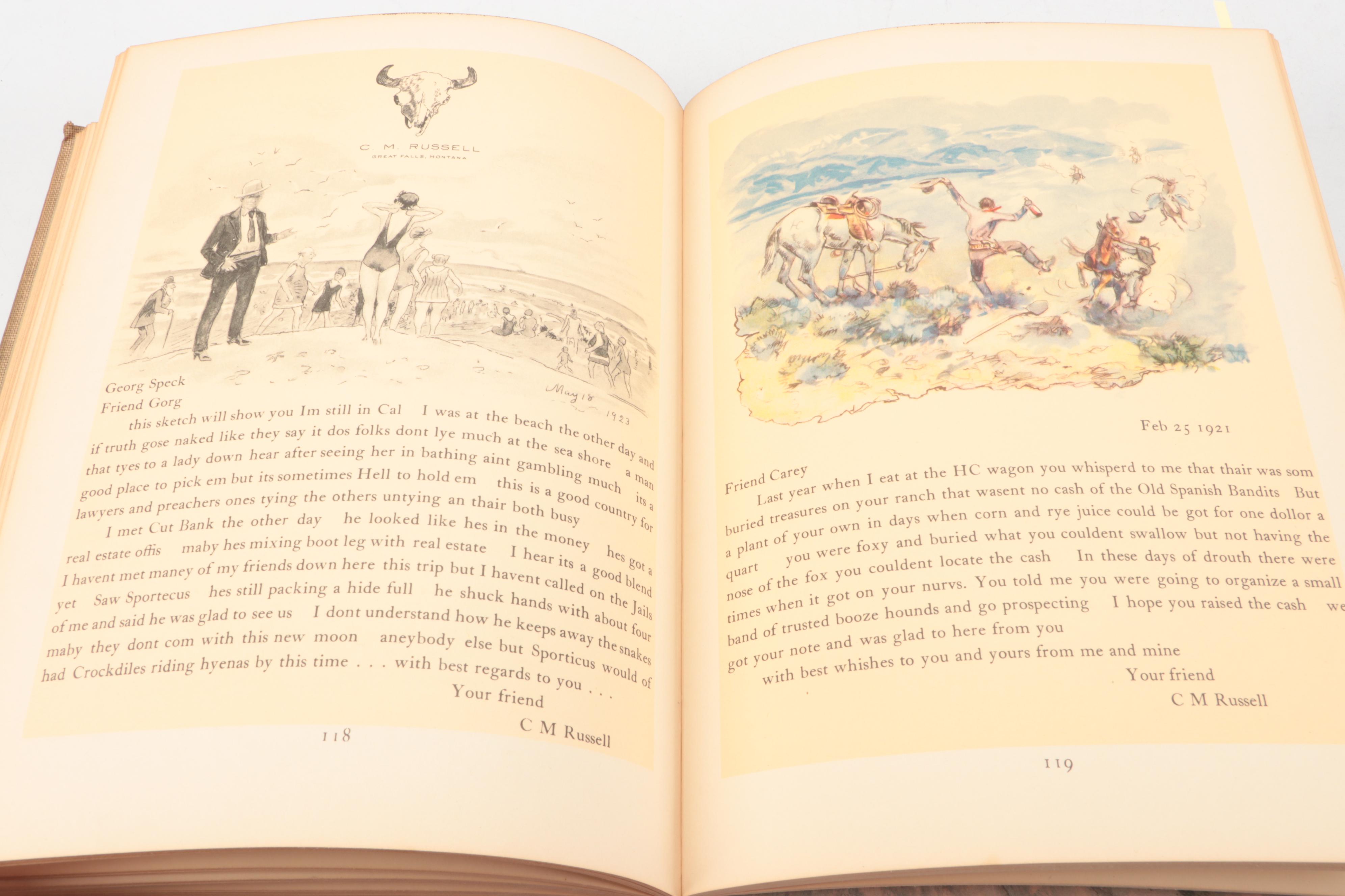 Illustrated "Good Medicine: Memories of the Real West" by Charles M. Russell
