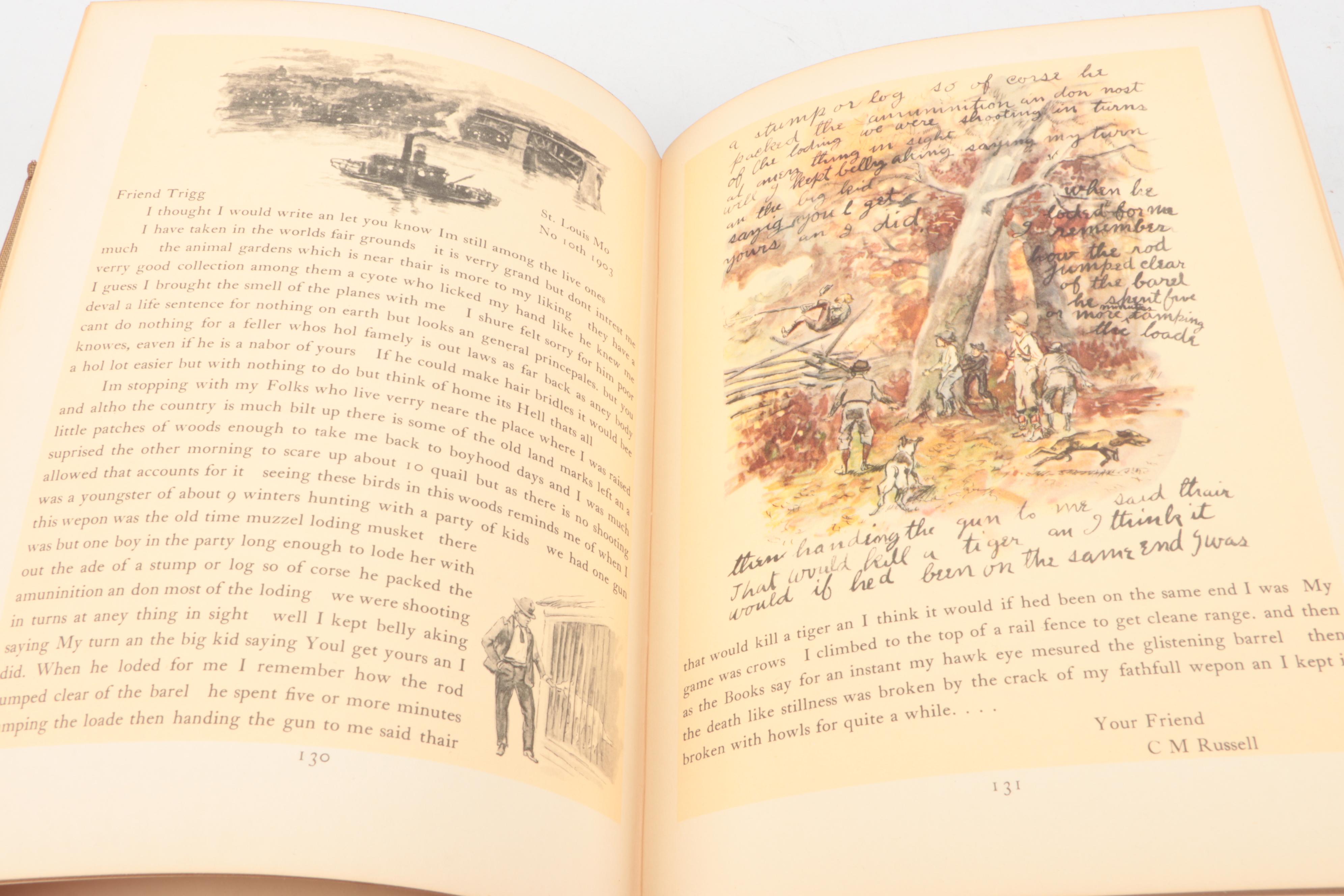 Illustrated "Good Medicine: Memories of the Real West" by Charles M. Russell