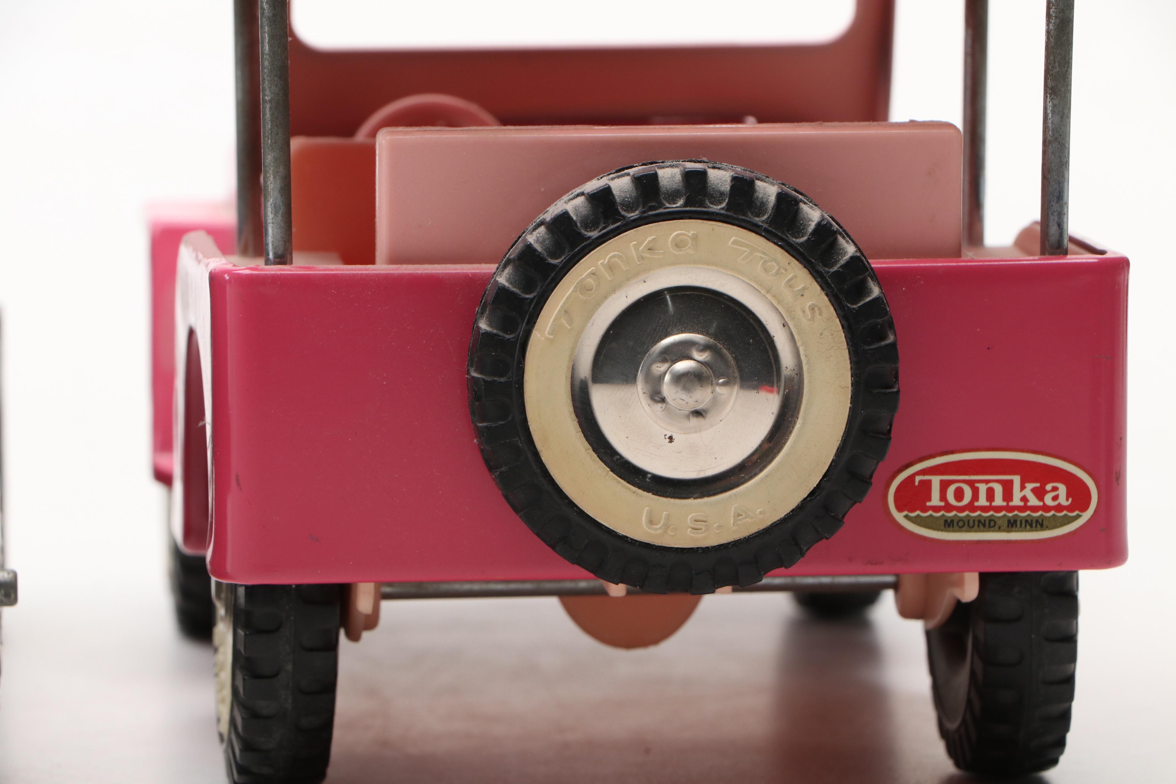 Tonka Diecast Jeep Surrey, Wrangler and XR-101, 1960s