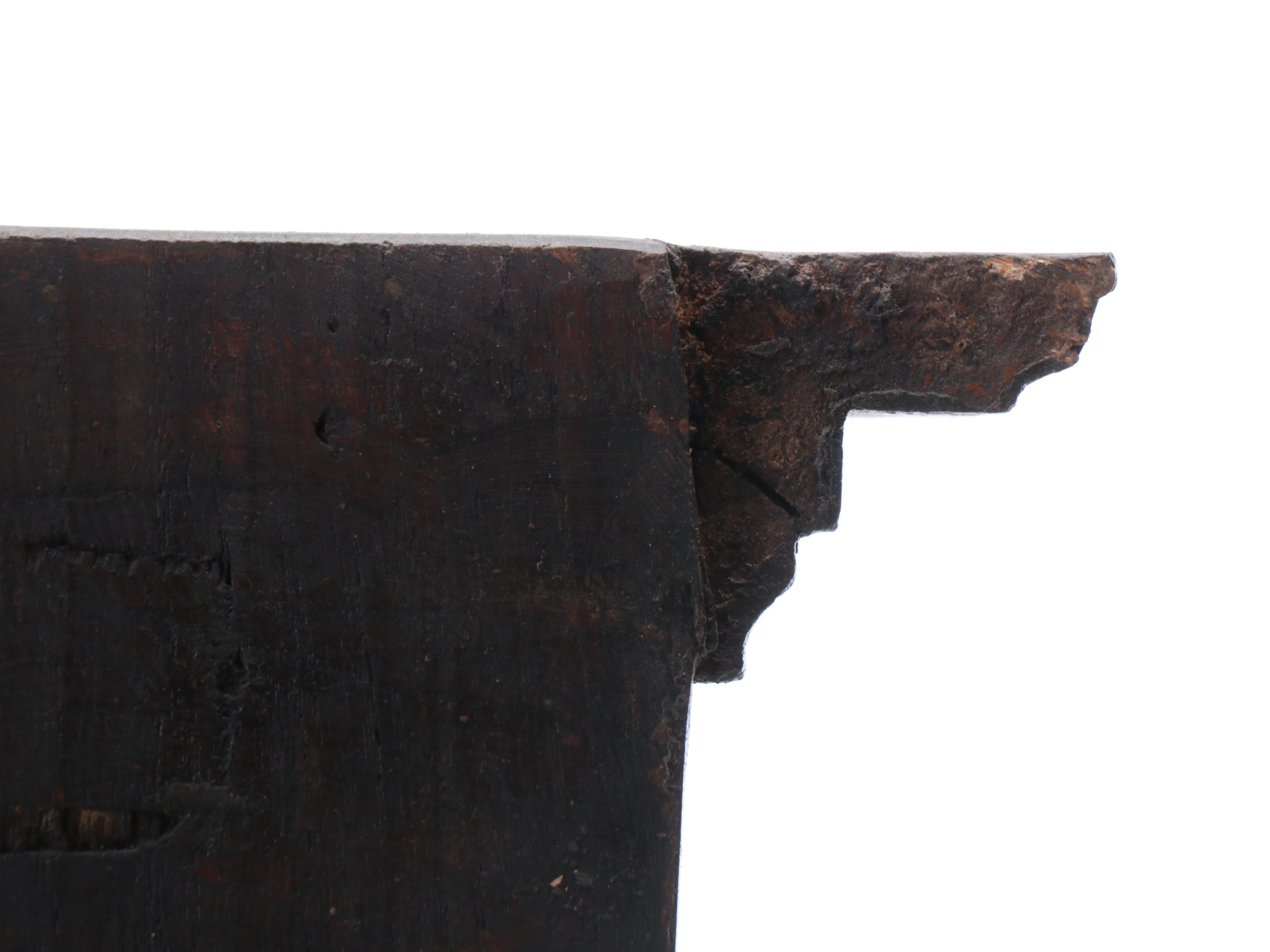 Vintage Wooden Cupboard with "Cappuccino" Decal to Glass Door