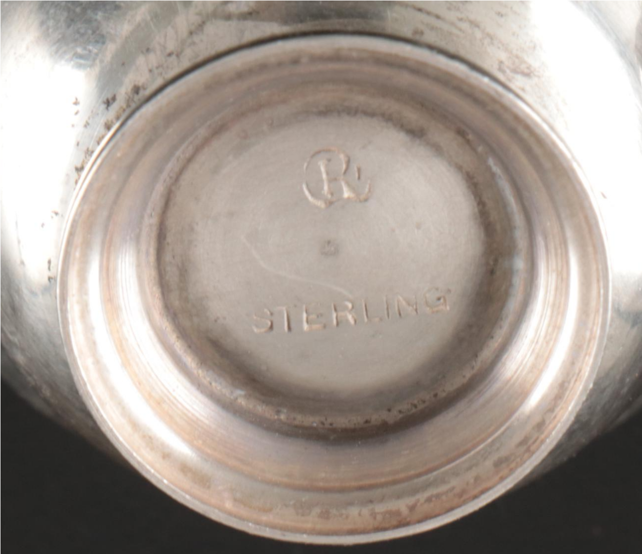 Miniature Sterling Silver Trays and Bowls with Wax Fruit