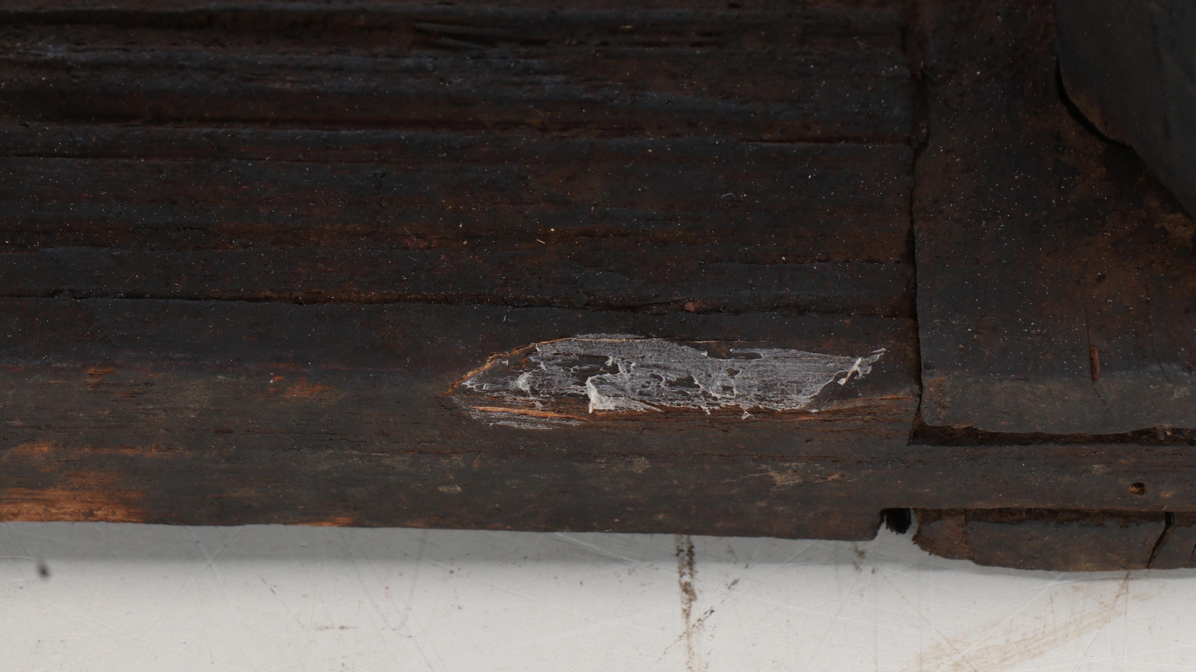 Pair of Wooden Siheyuan Stools with Woven Tops