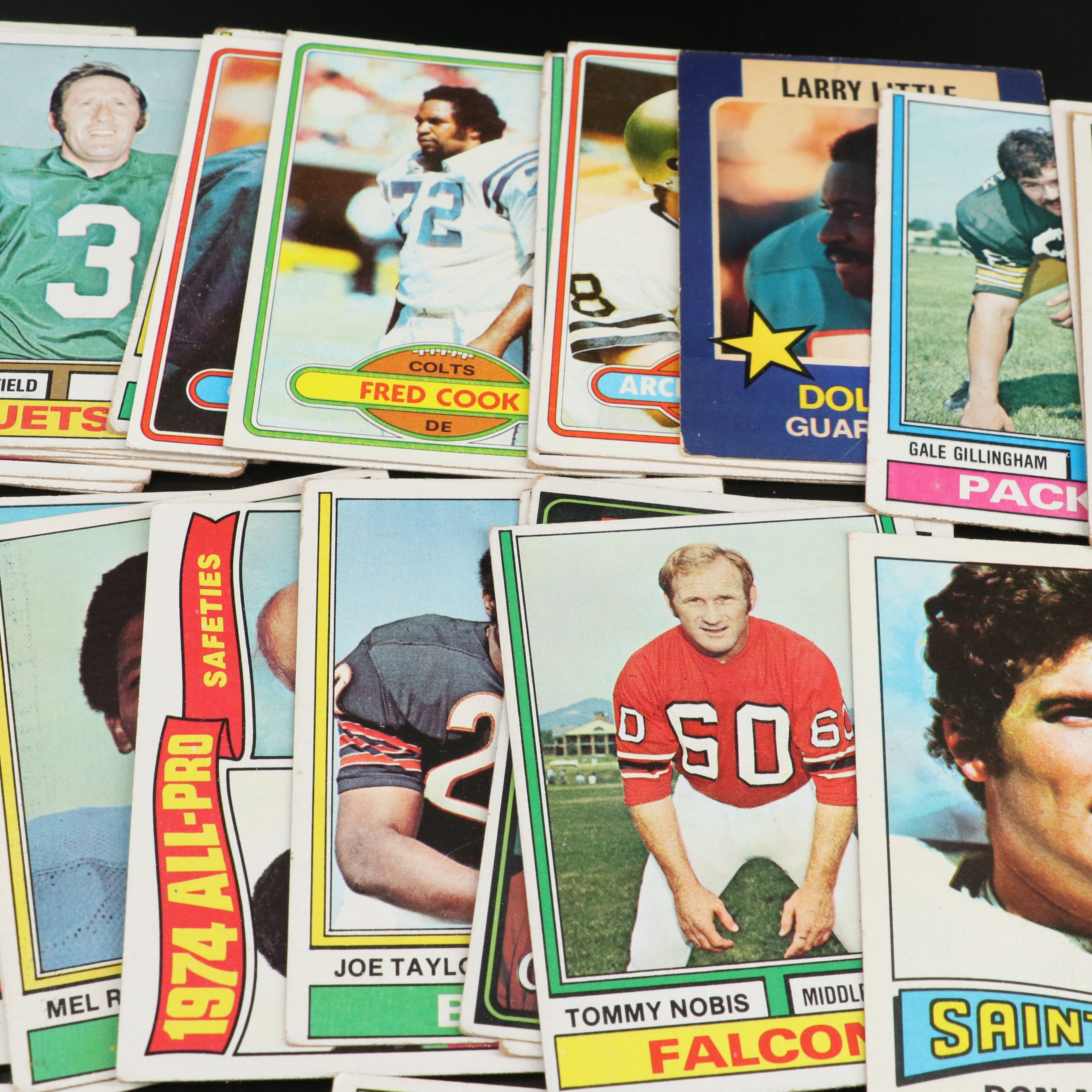 293 Topps Baseball Cards and 63 Topps Football Cards, 1970s
