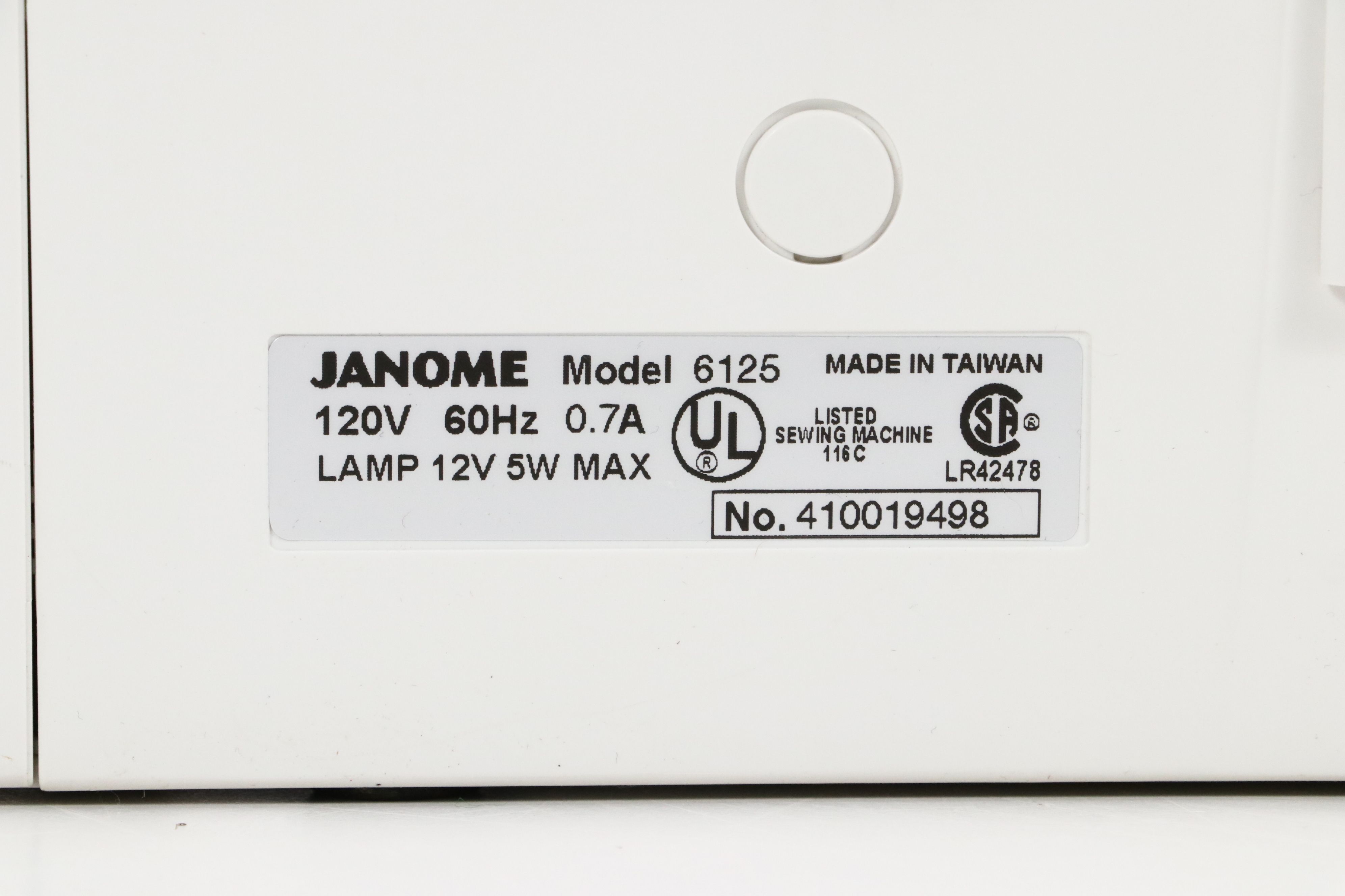 Janome Sewing Machine