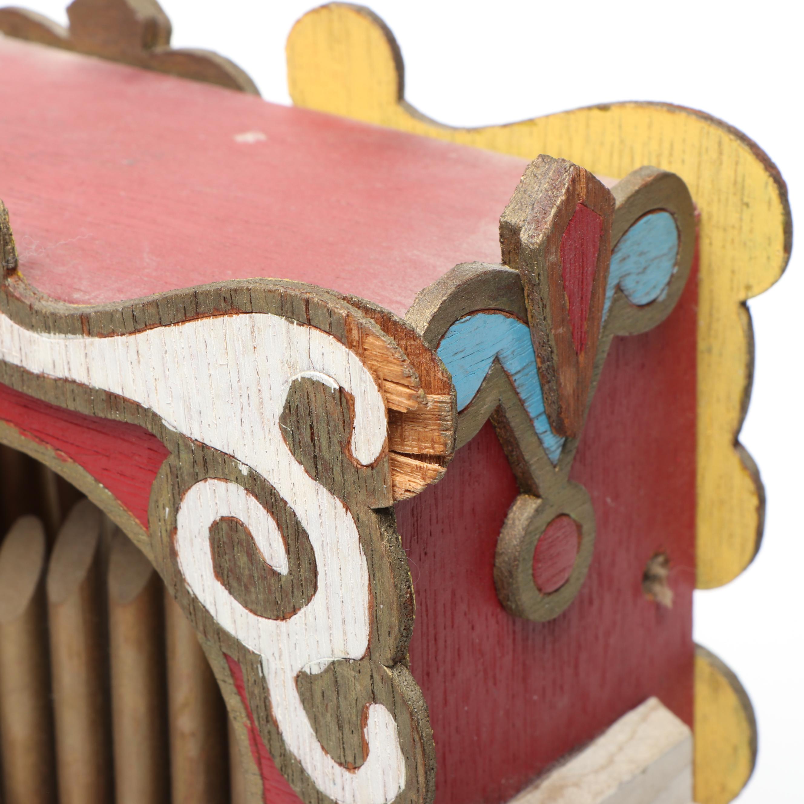 Wells Fargo & Co. Wooden Wagon with Horses and Carriage