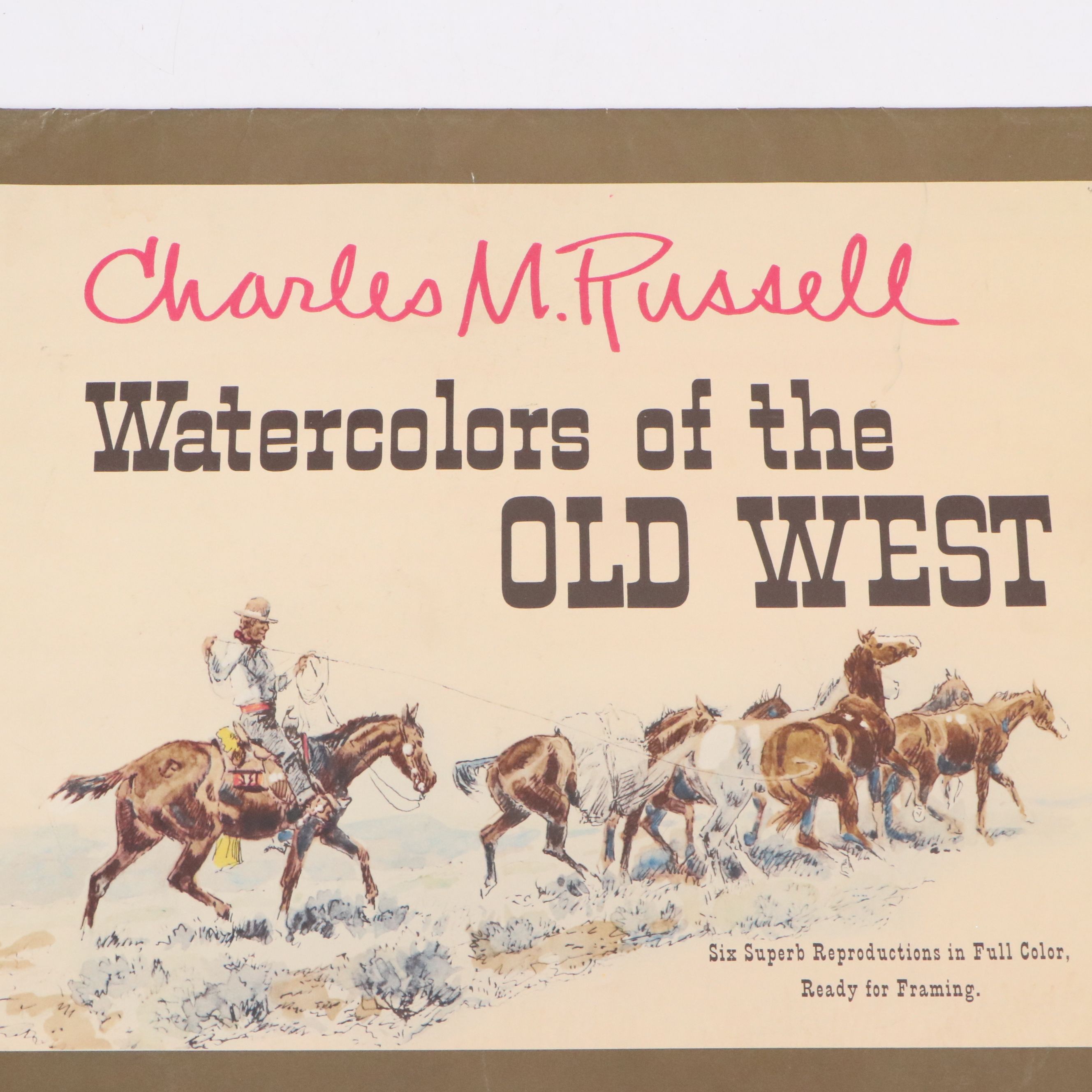 Portfolio After Charles M. Russell "Watercolors of the Old West"