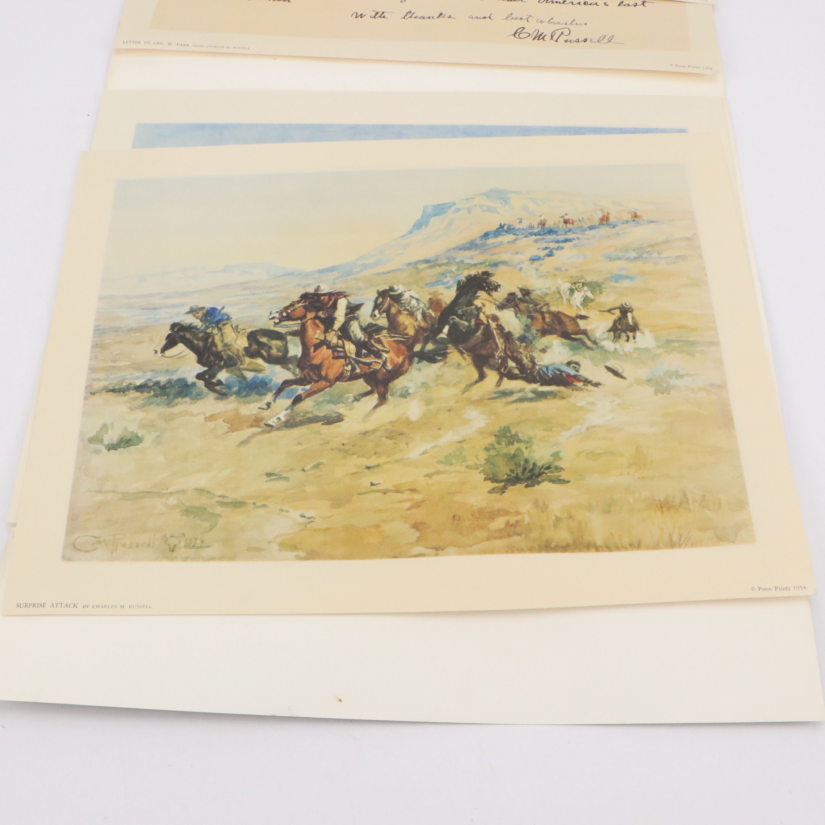 Portfolio After Charles M. Russell "Watercolors of the Old West"