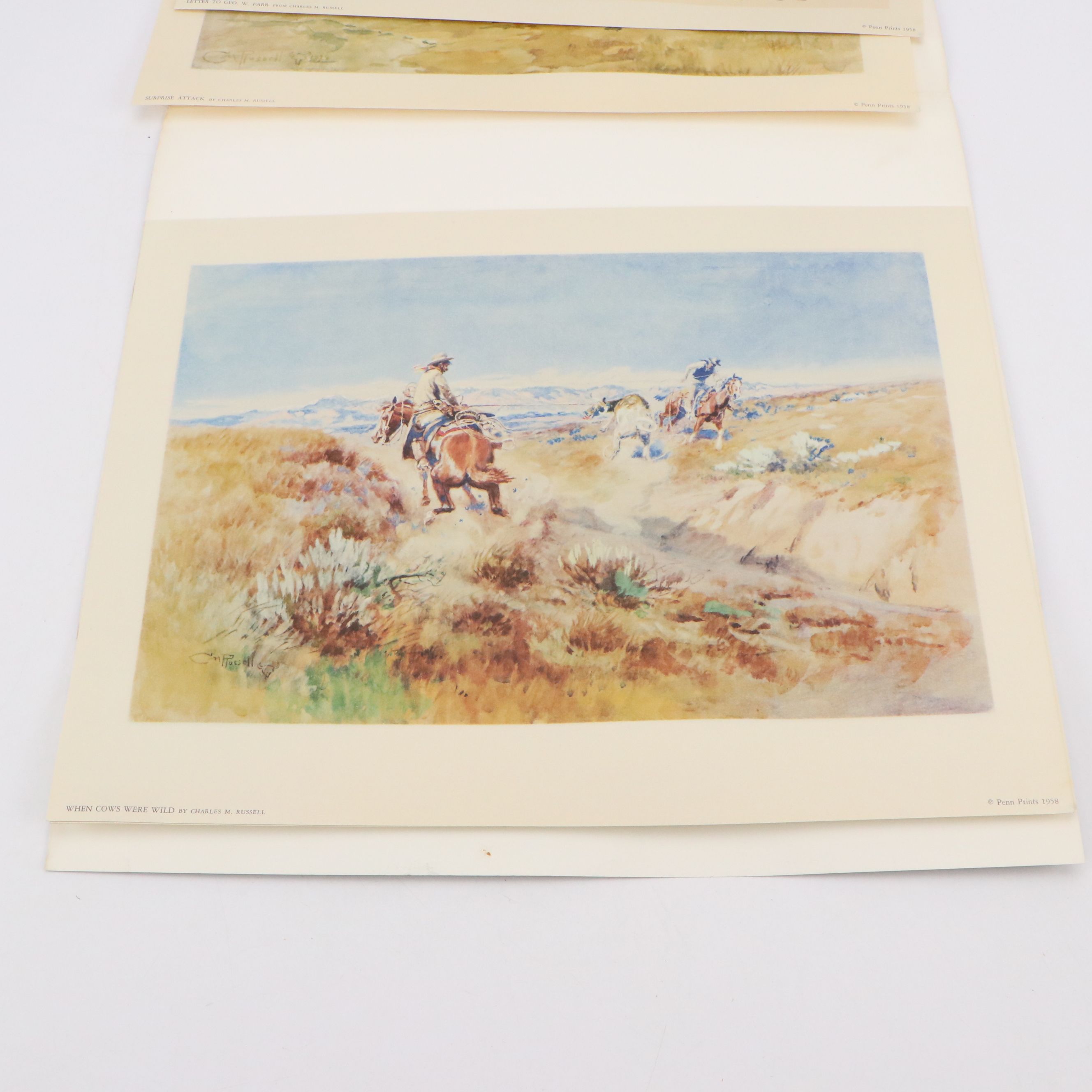 Portfolio After Charles M. Russell "Watercolors of the Old West"