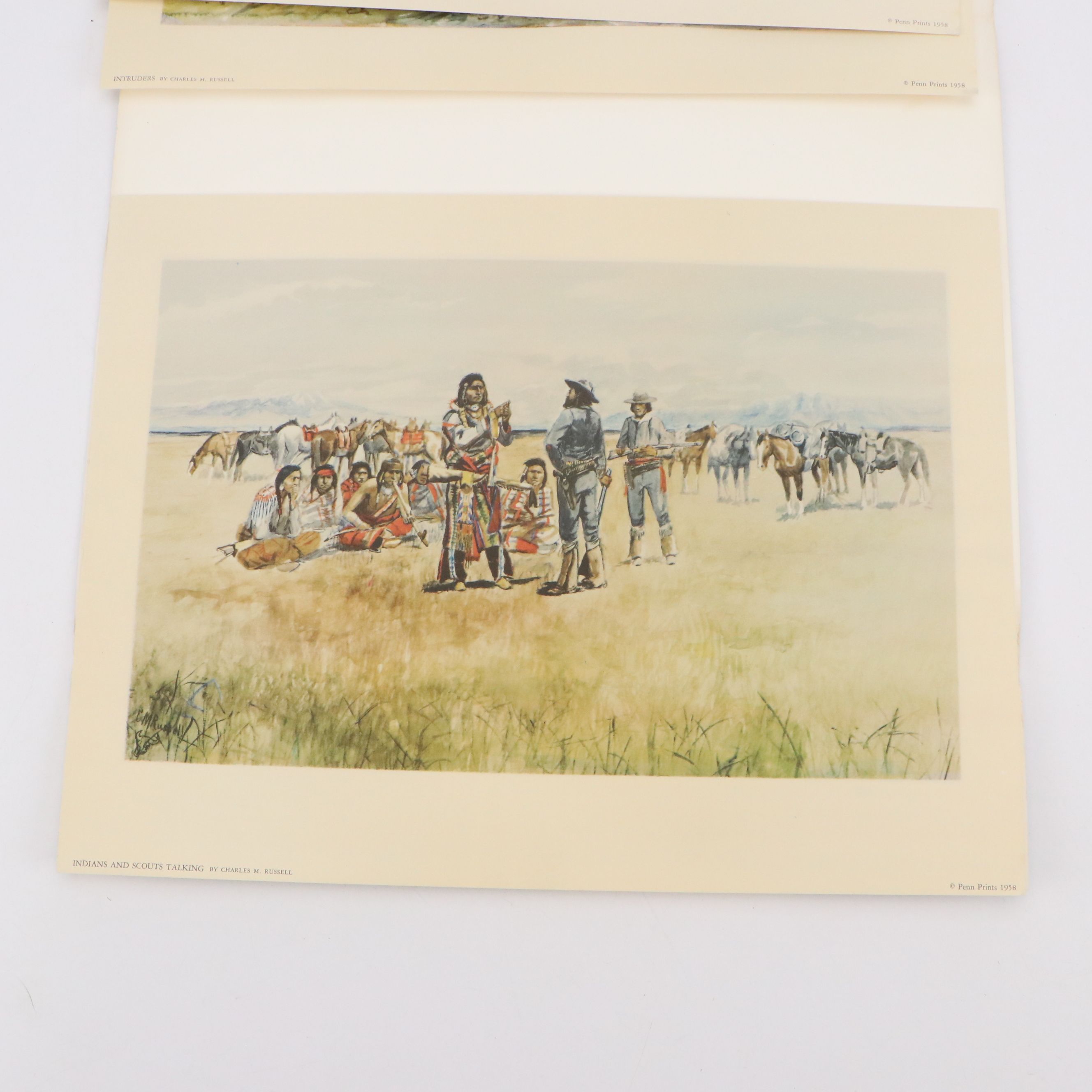 Portfolio After Charles M. Russell "Watercolors of the Old West"