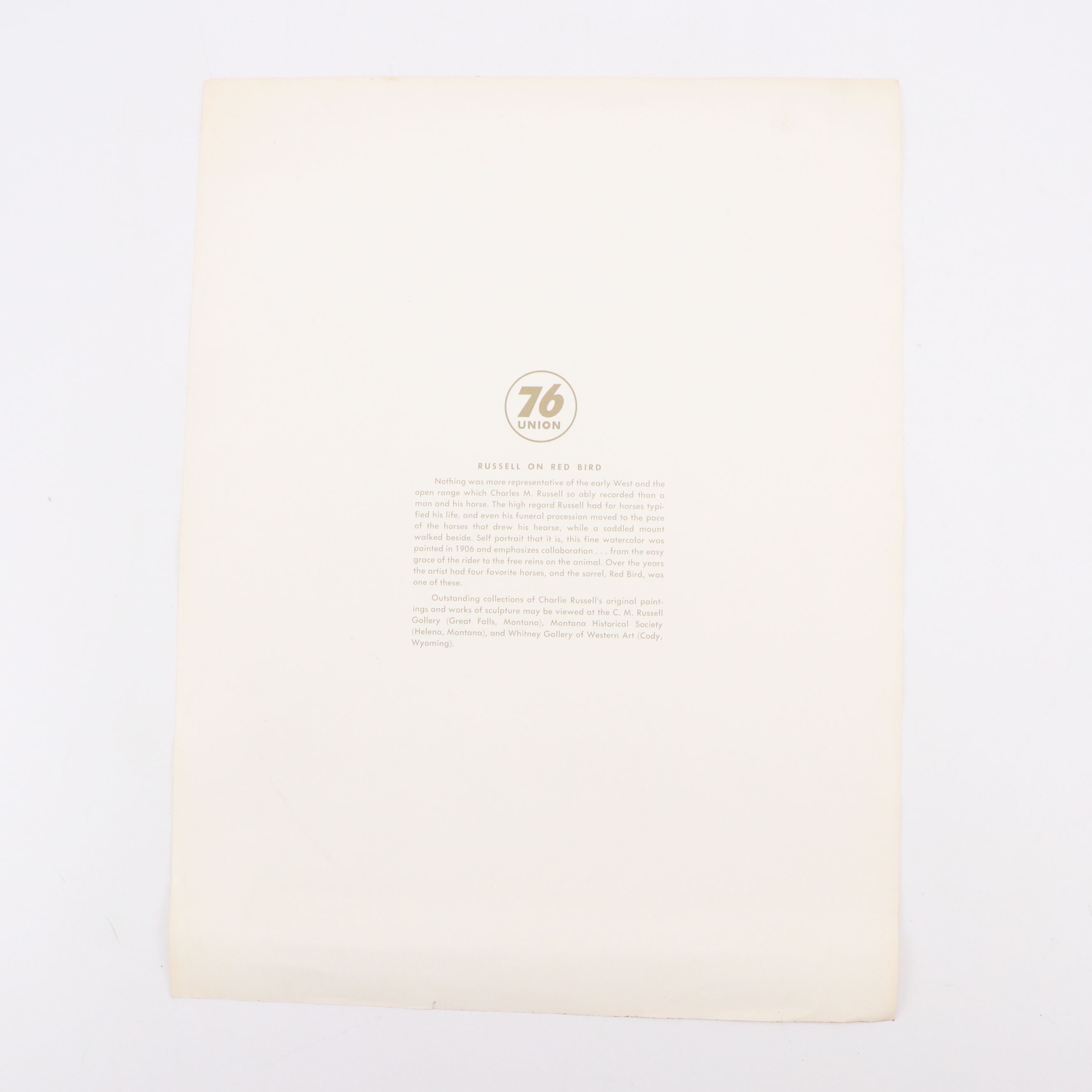Offset Lithographs After Charles Marion Russell "Russell on Neenah" and More