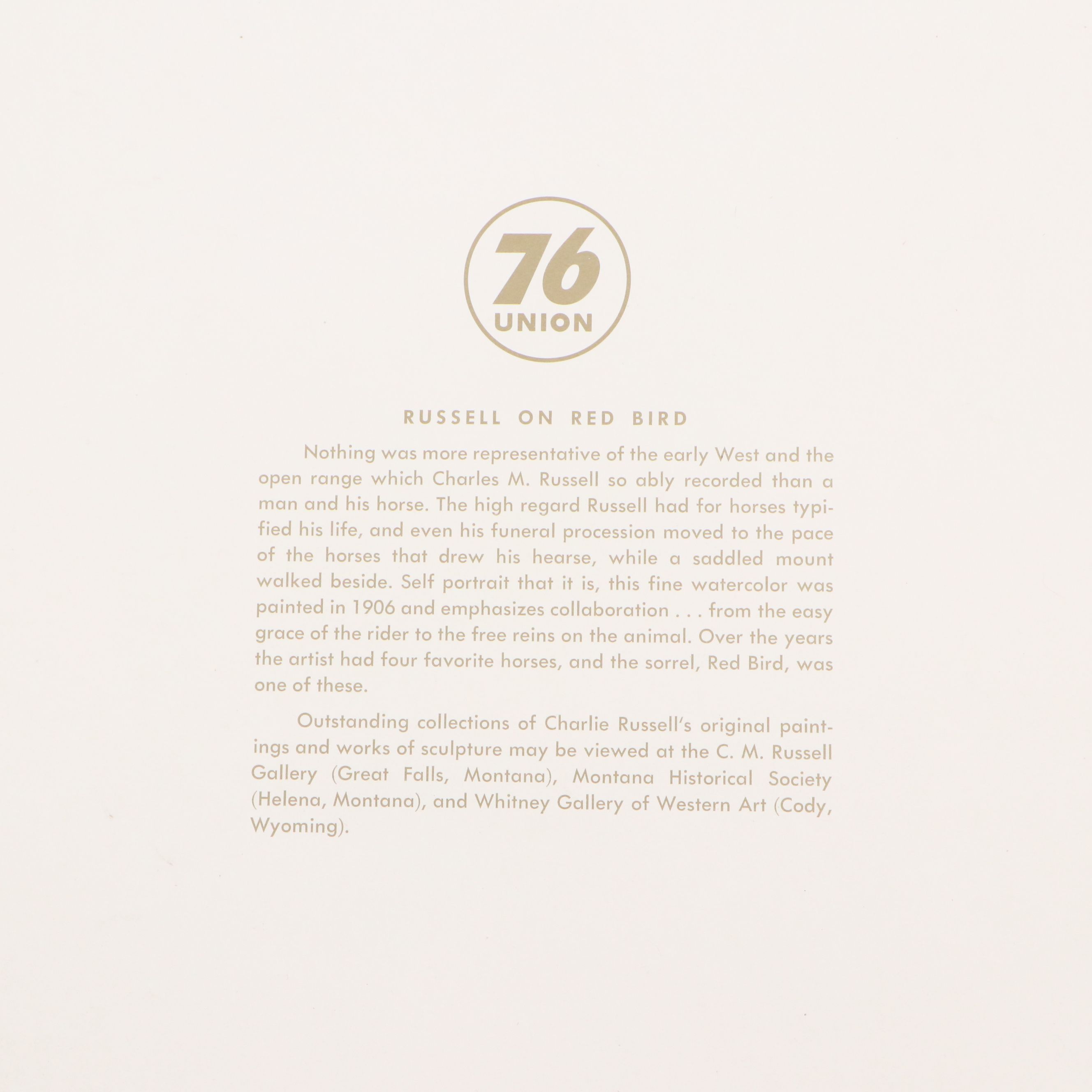 Offset Lithographs After Charles Marion Russell "Russell on Neenah" and More