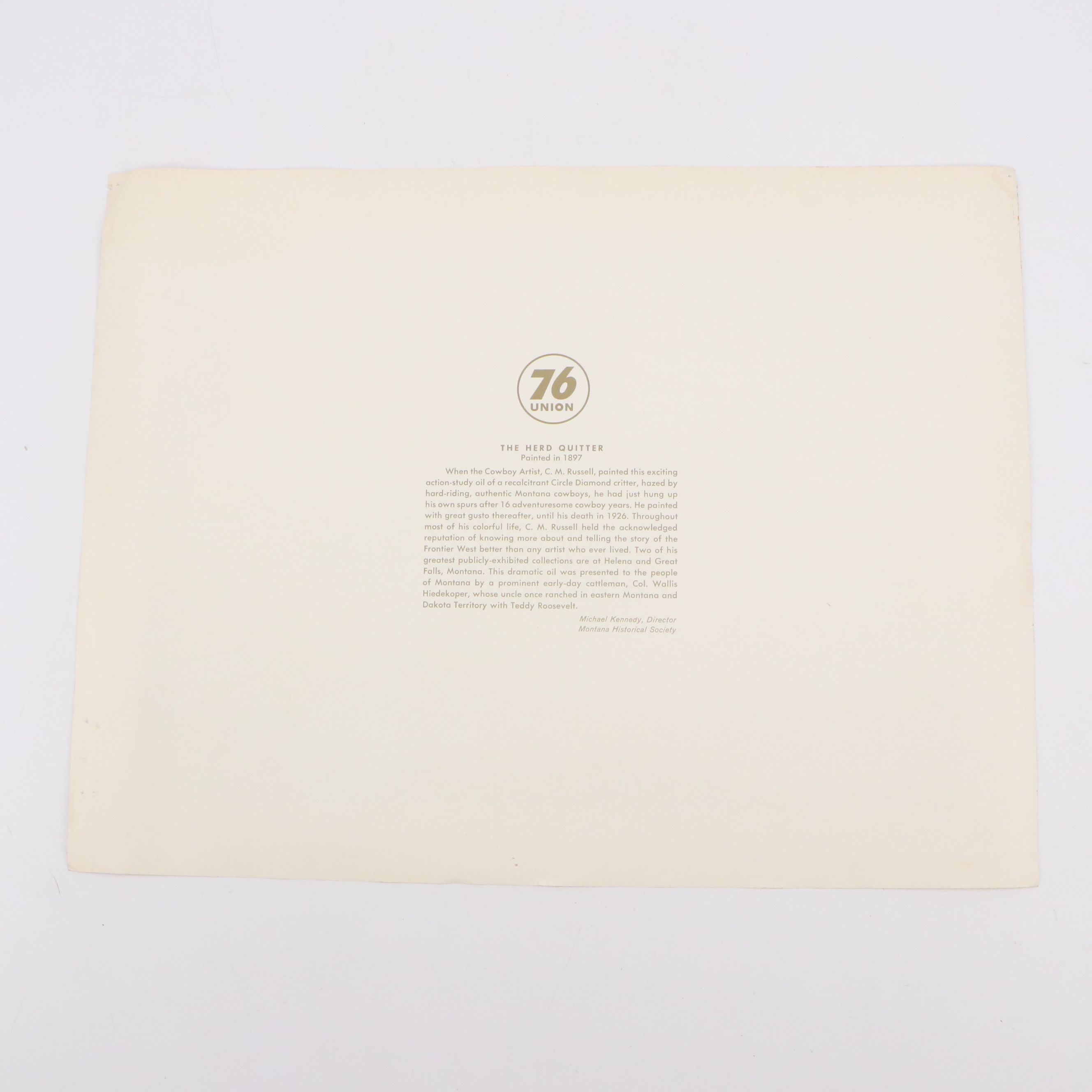 Offset Lithographs After Charles Marion Russell "Russell on Neenah" and More