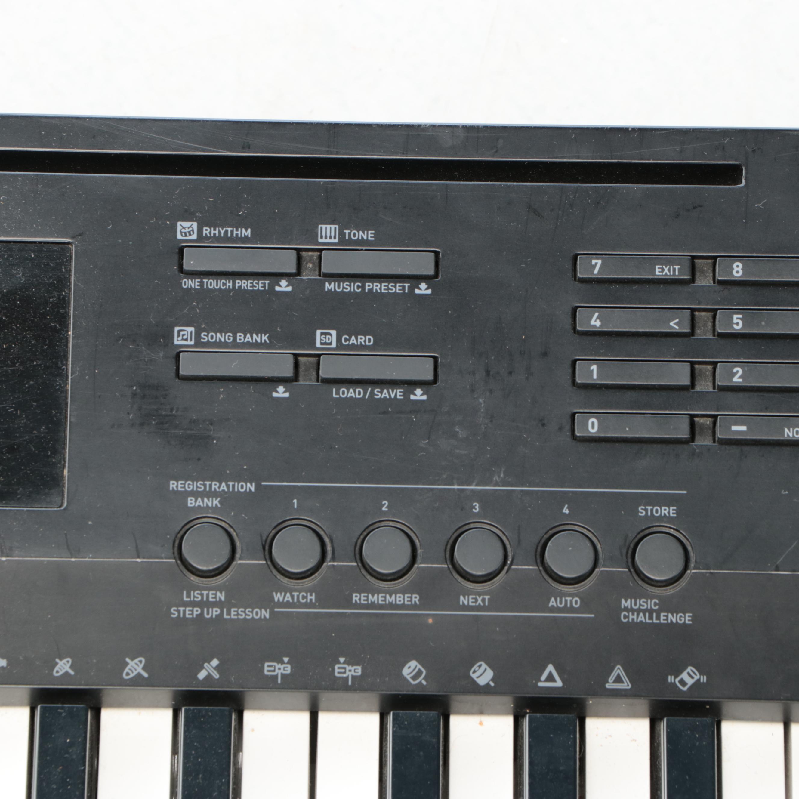 Casio CDP-220R Full-Size Digital Piano with Regis Sustain Foot Pedal, Microphone