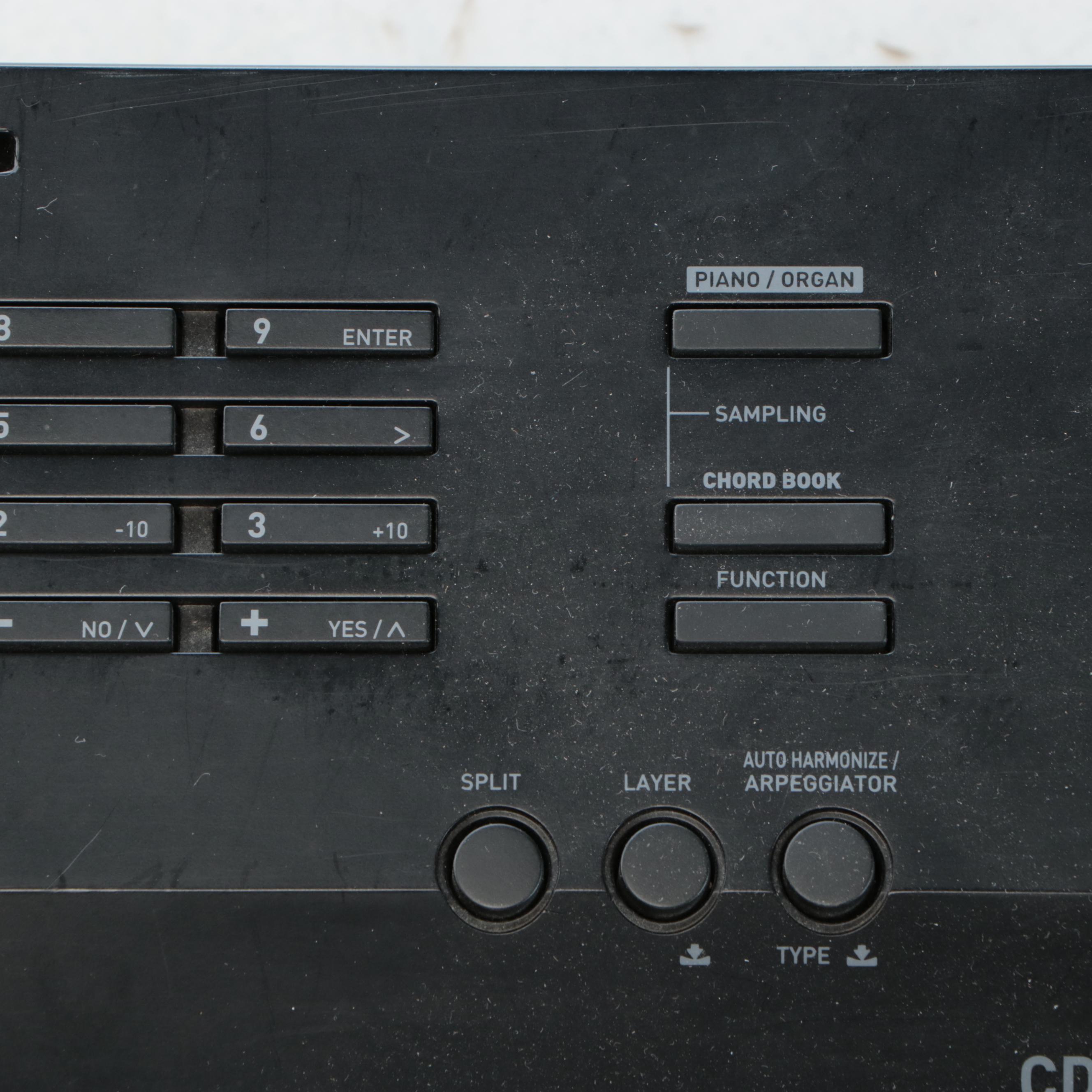 Casio CDP-220R Full-Size Digital Piano with Regis Sustain Foot Pedal, Microphone