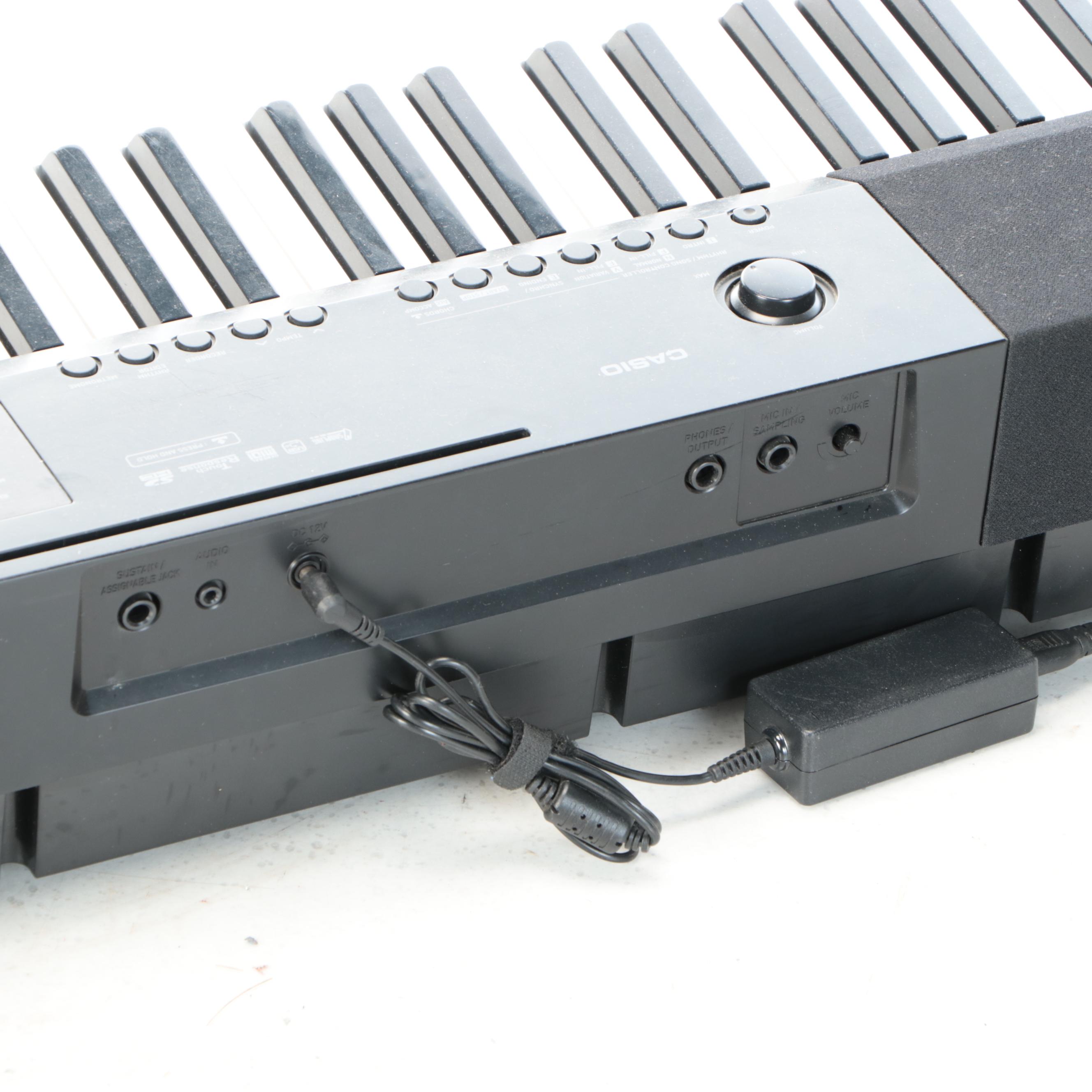 Casio CDP-220R Full-Size Digital Piano with Regis Sustain Foot Pedal, Microphone