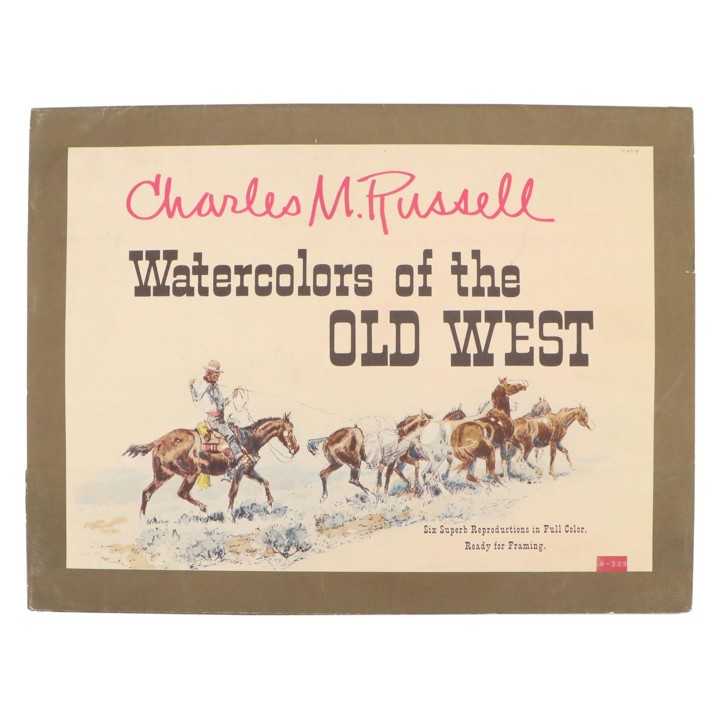 Portfolio After Charles M. Russell "Watercolors of the Old West"