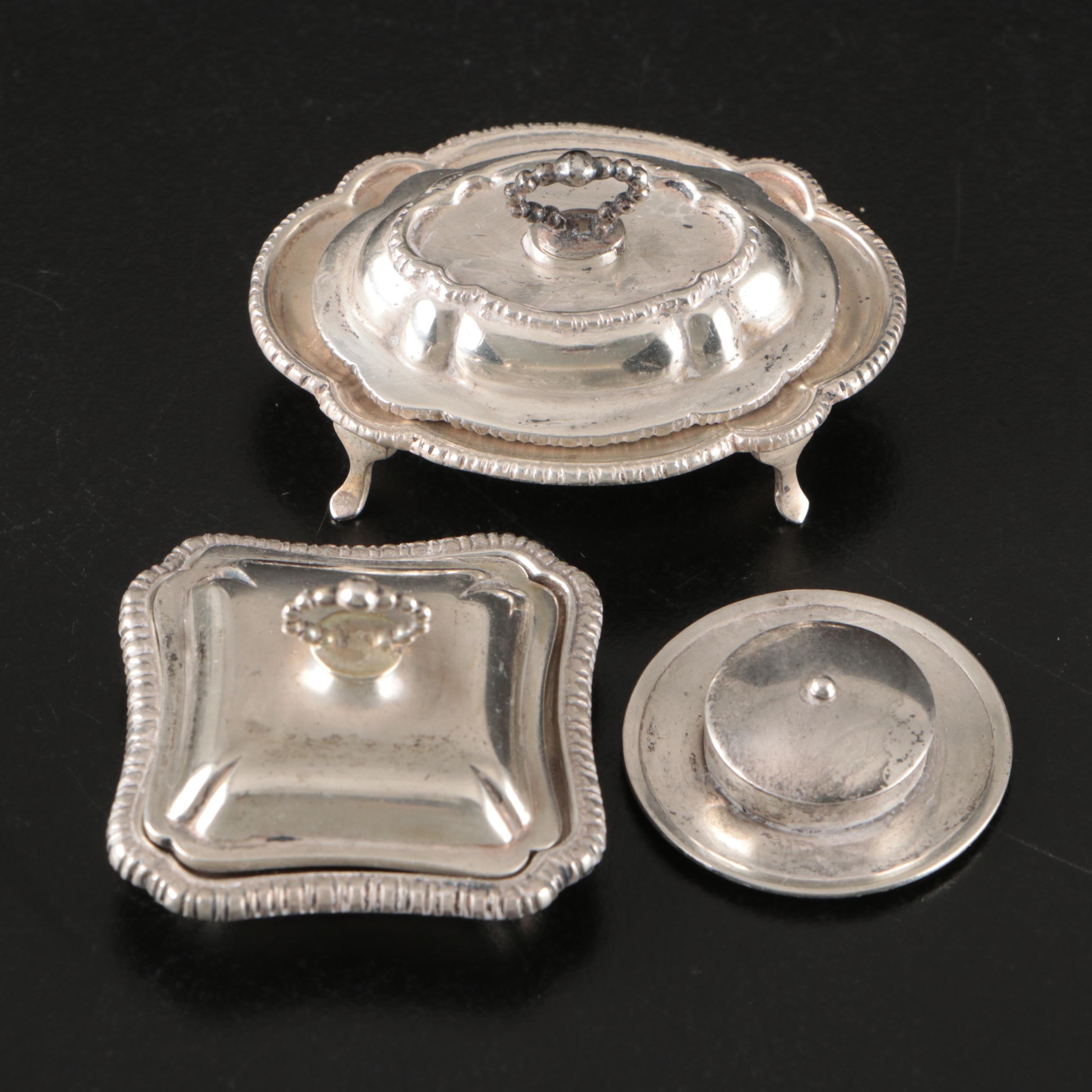 Miniature Sterling Silver Serveware