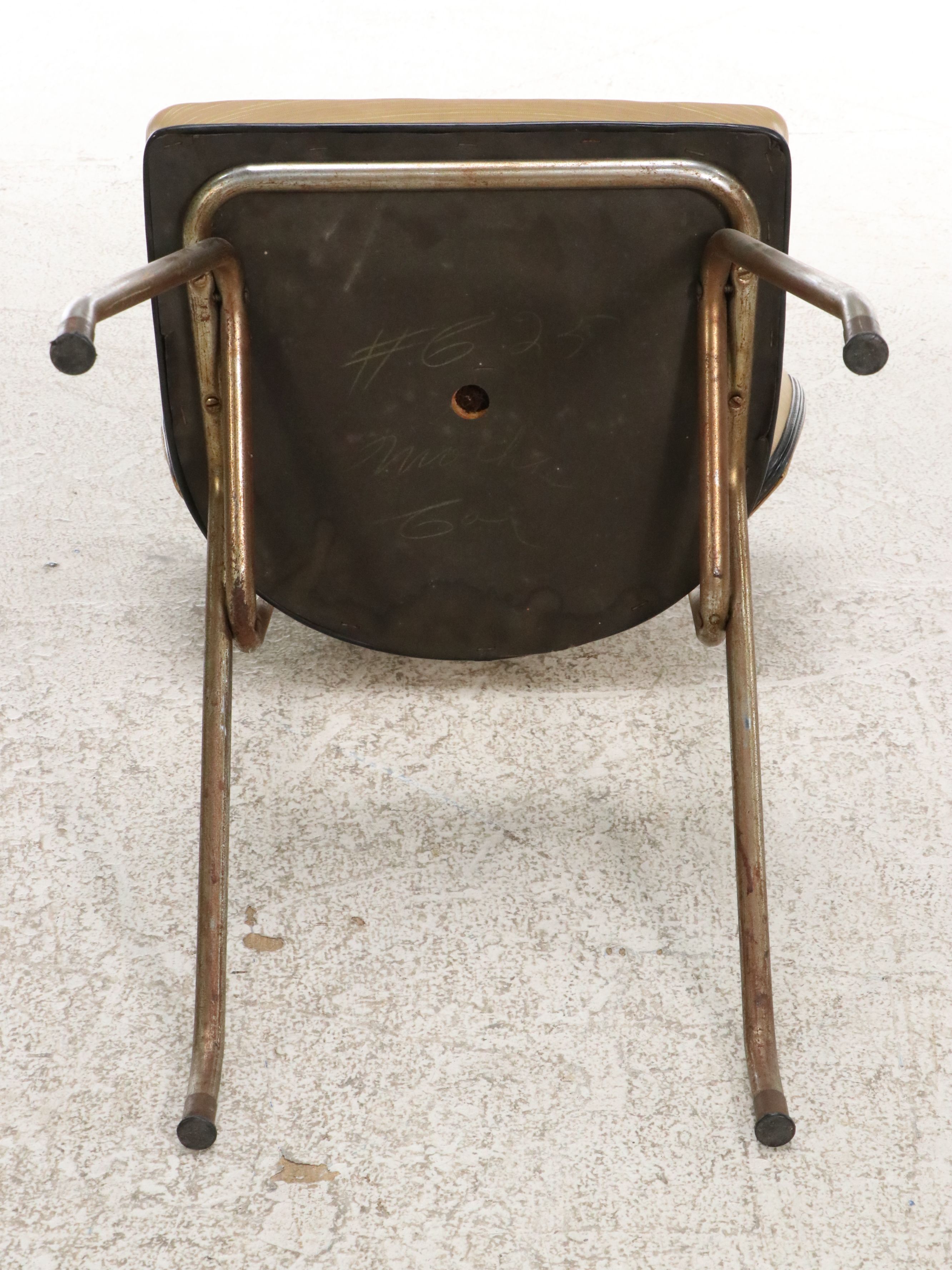 Hoffman Table Co. Mid Century Modern Laminate and Metal Dining Set, 1950s