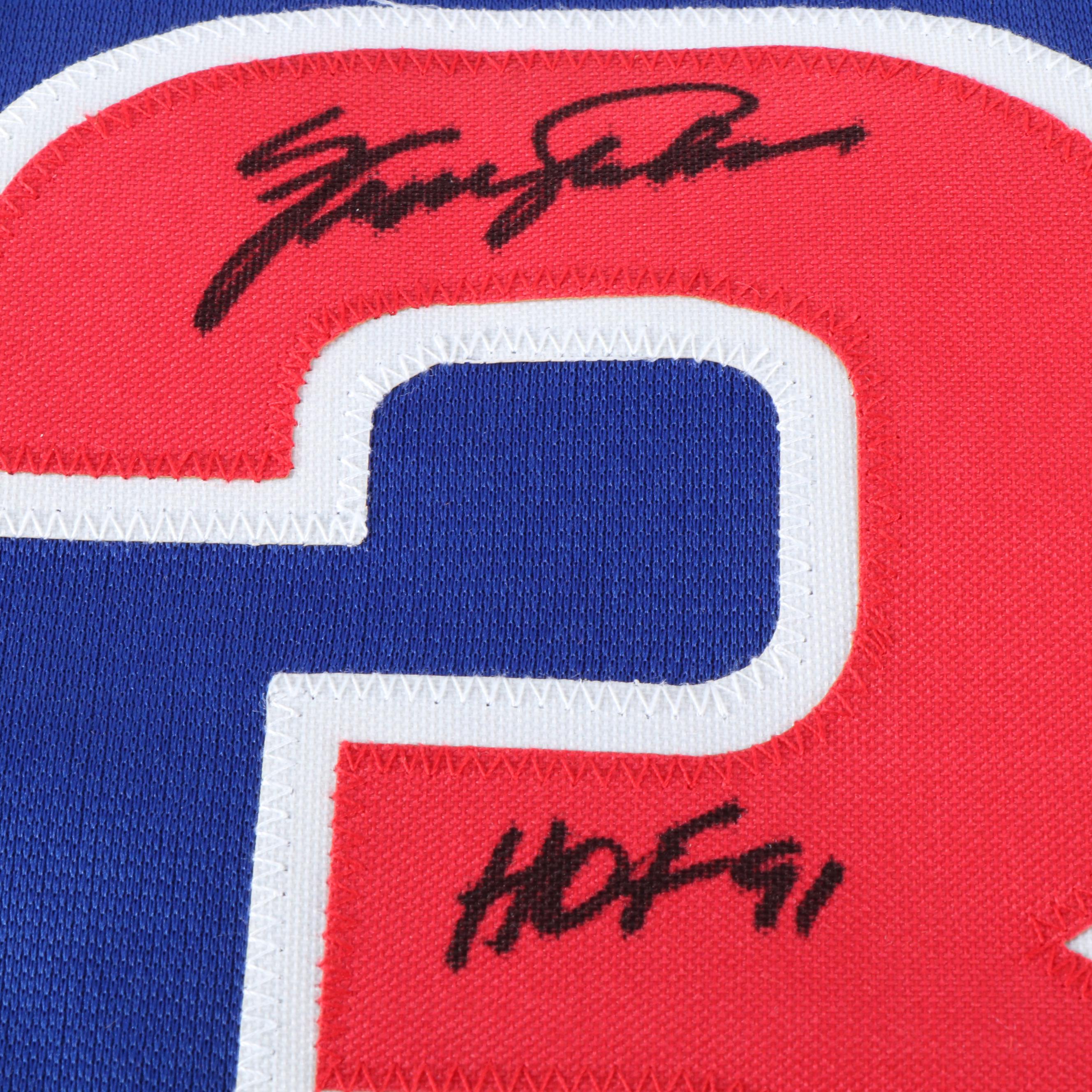 Fergie Jenkins Signed “HOF 91” Chicago Cubs Baseball Jersey, Beckett