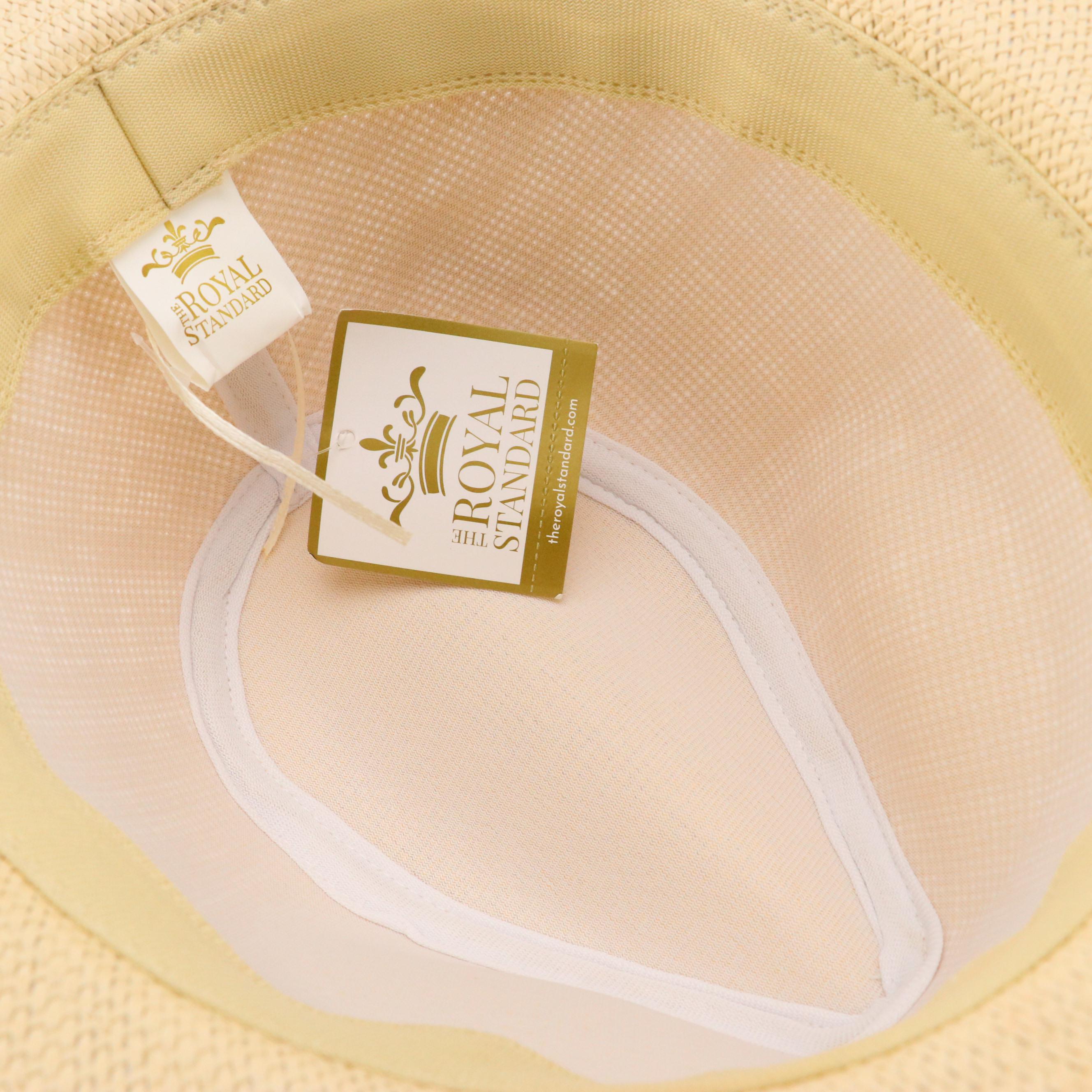 Bigalli & Adora Wool Felt Hats, The Royal Standard Panama Hat with Leopard Band